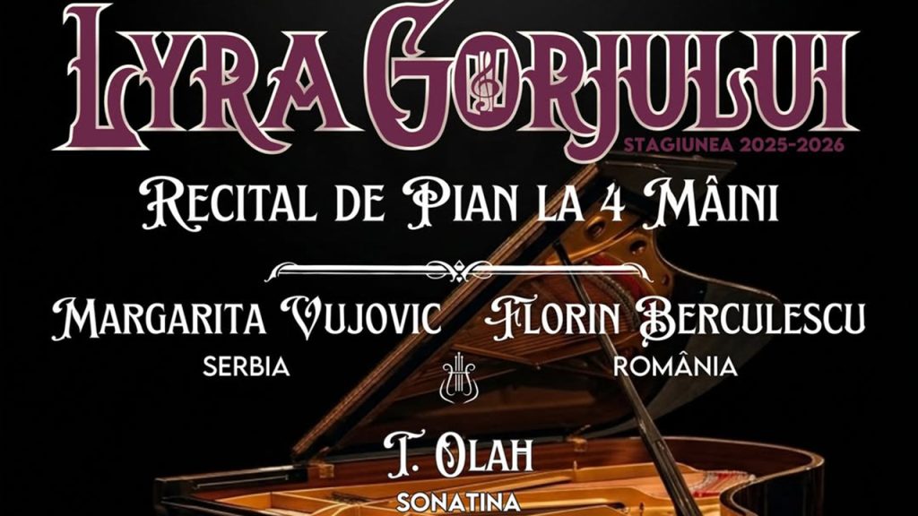 Recital de pian la 4 mâini @ Muzeul Județean Gorj "Alexandru Ștefulescu"