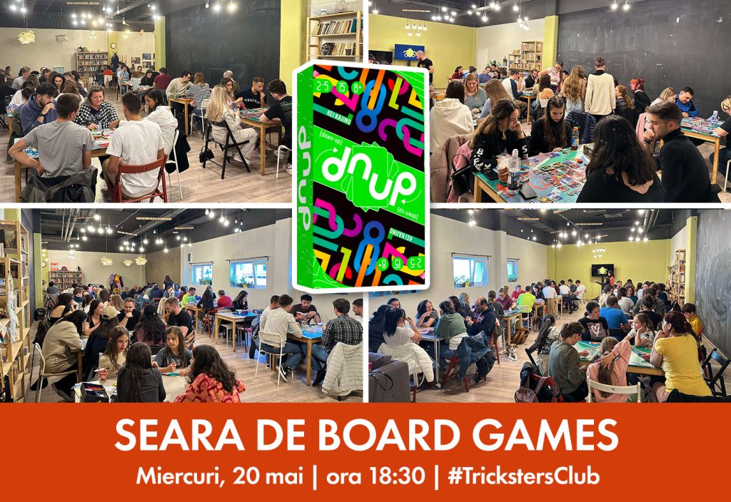 Seara de board games - DNUP - joc de cărți rapid