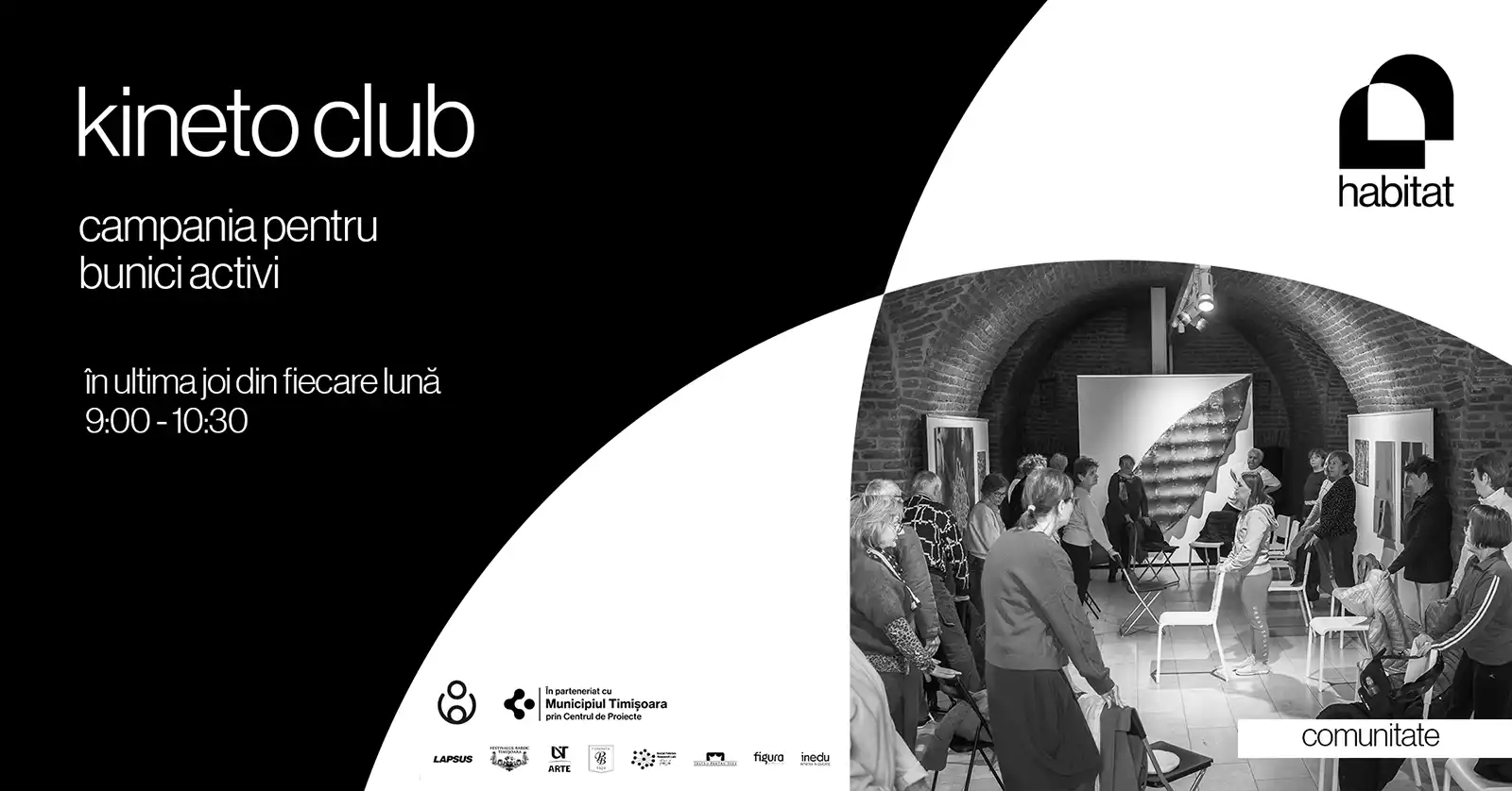 Activități pentru vârstnici la hub-ul cultural timișorean „habitat B1”