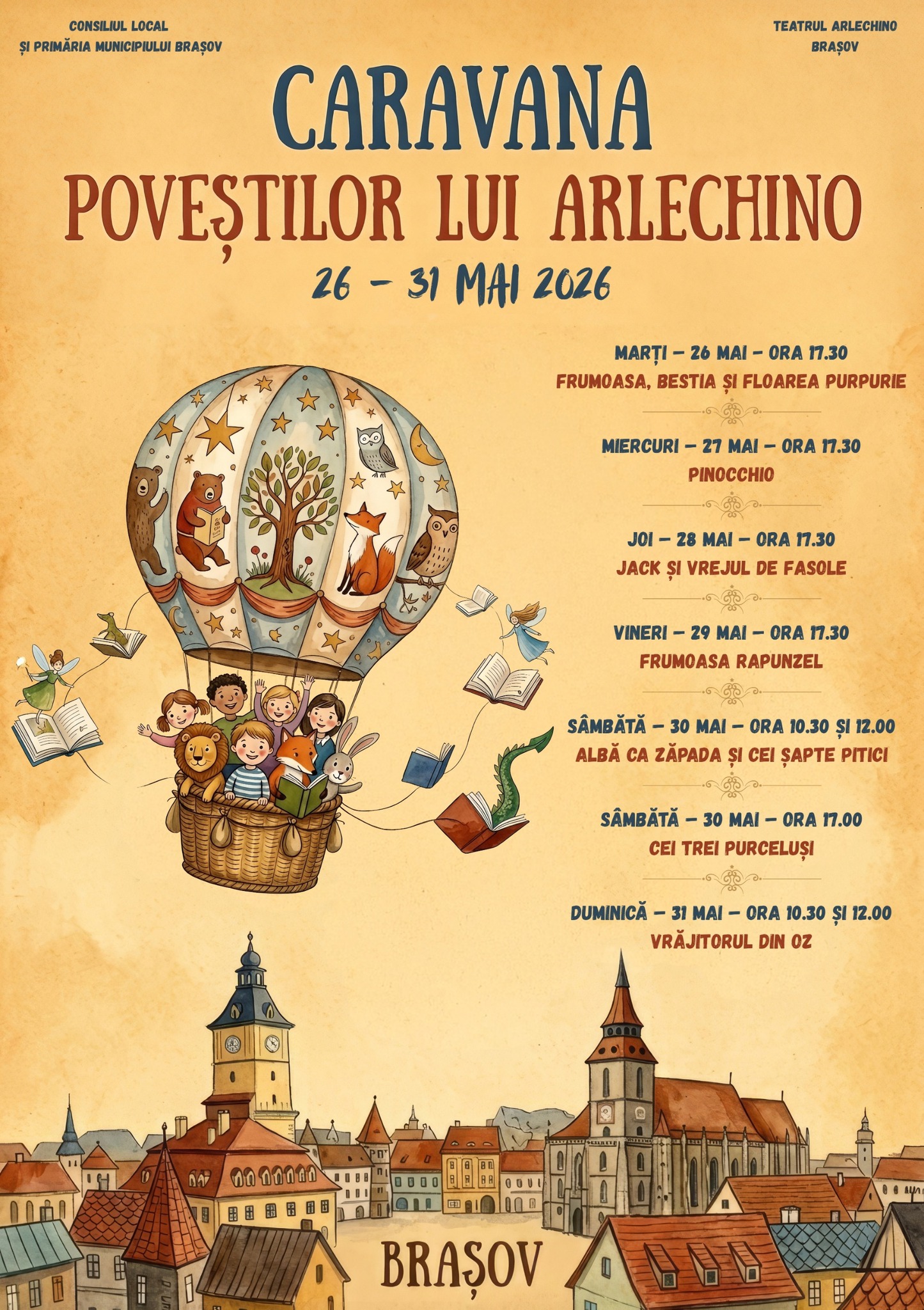 caravana povestilor arlechino