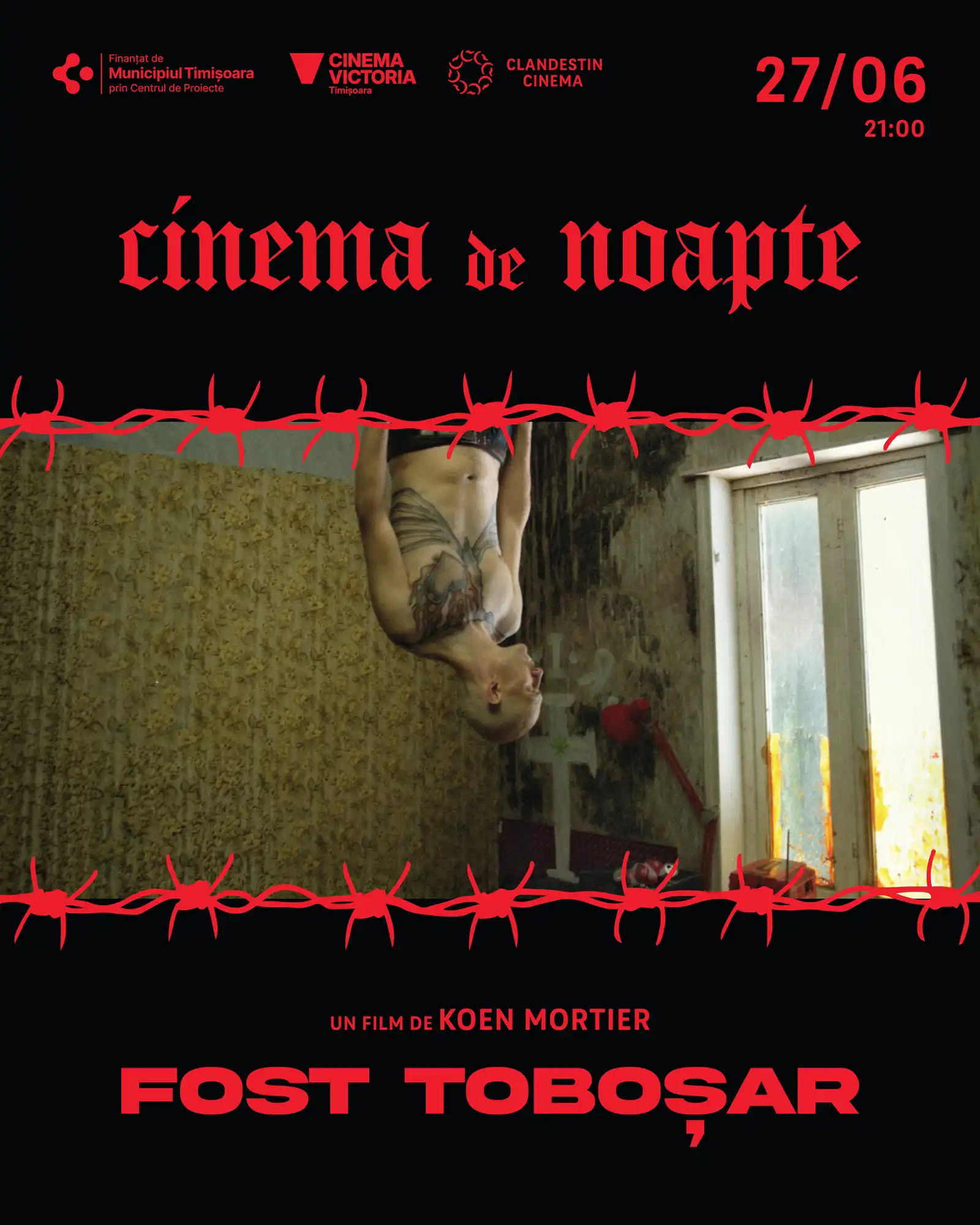 Proiectul &bdquo;Clandestin Cinema 2026: Cinema de Noapte&rdquo; debutează la Cinema Victoria din Timișoara.