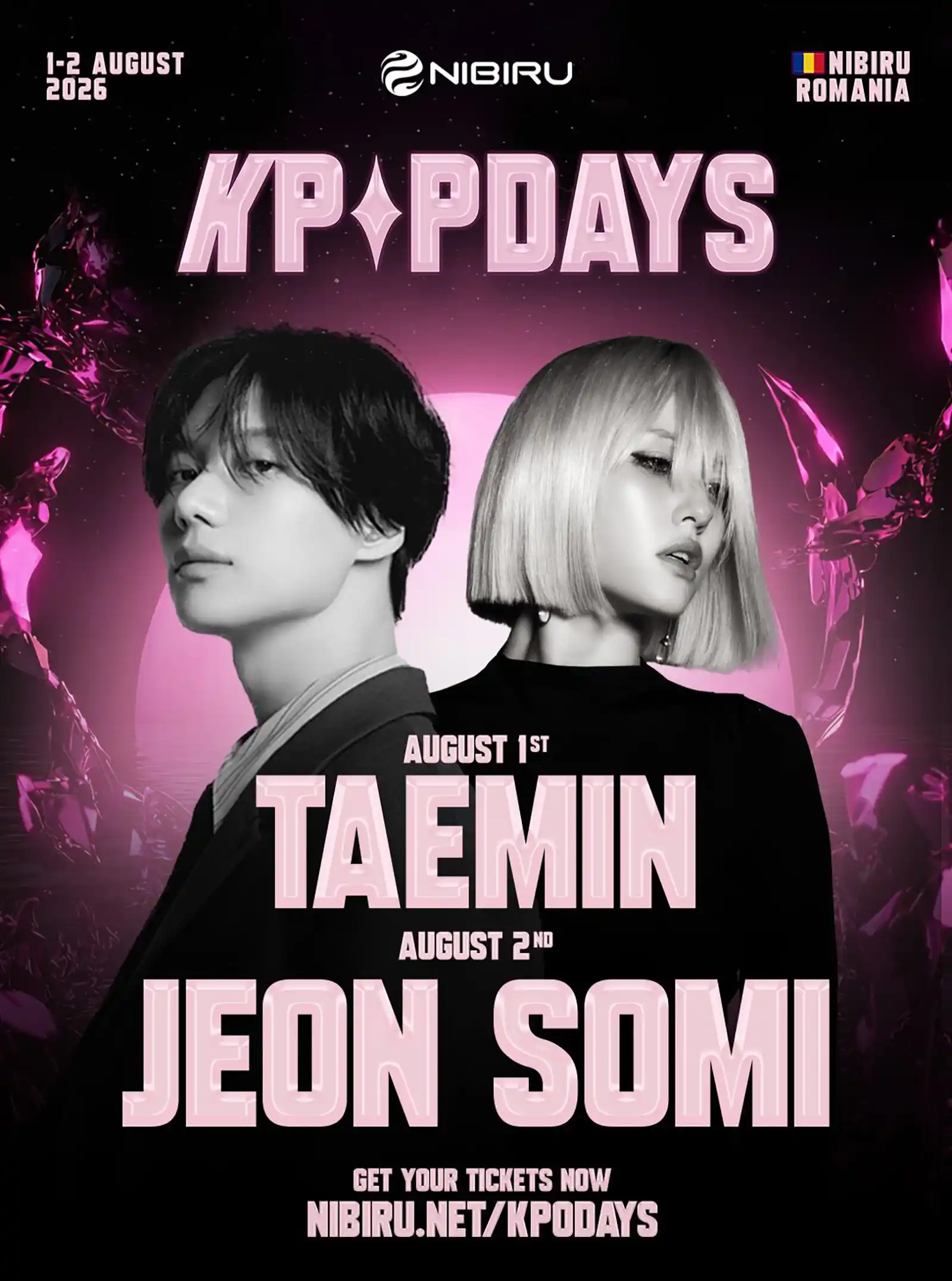 Jeon Somi și Xenith se alătură lui Taemin la K-Pop Days Nibiru