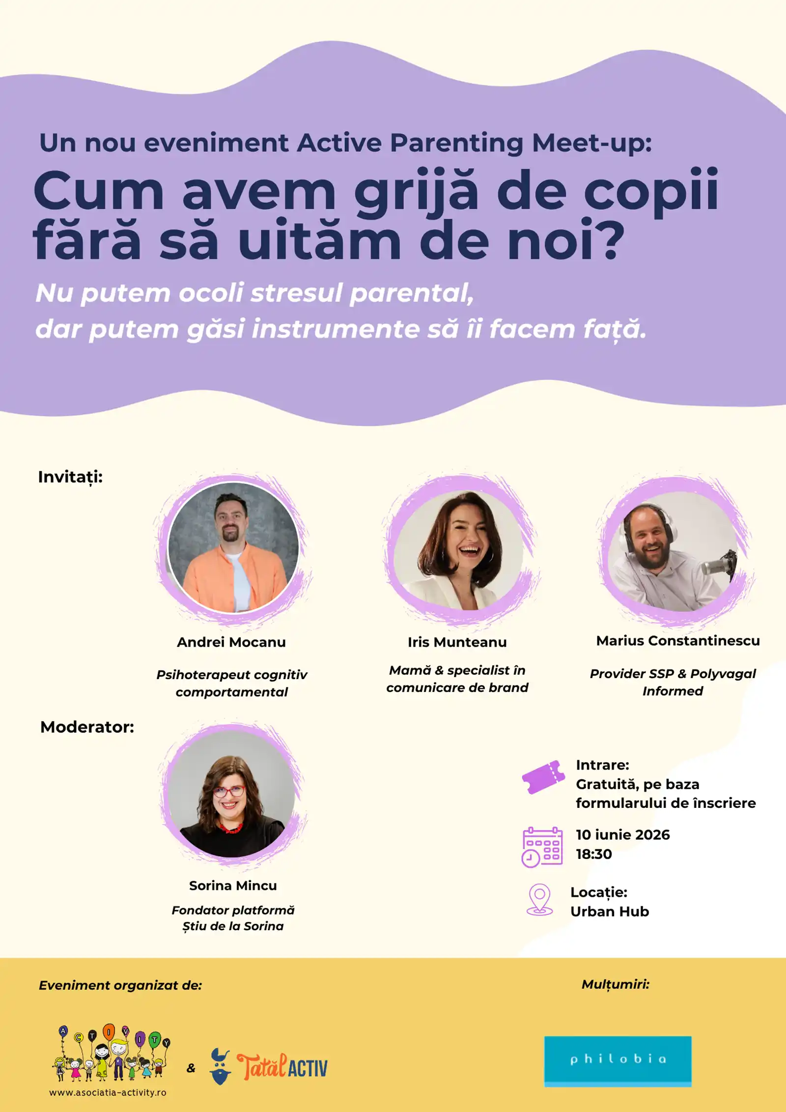Cum avem grijă de copii fără să uităm de noi? Nu putem ocoli stresul parental, dar putem găsi instrumente să &icirc;i facem față.&nbsp;