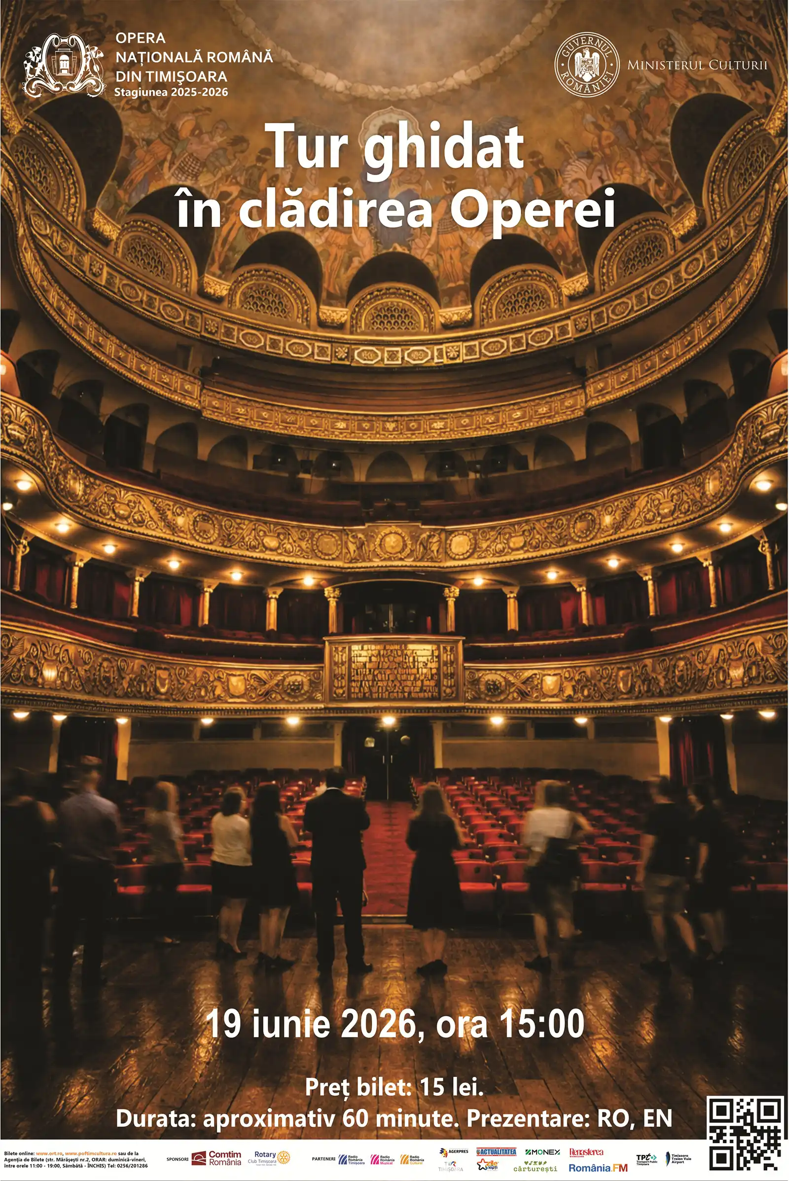 Tur ghidat la Opera Nationala Româna din Timișoara