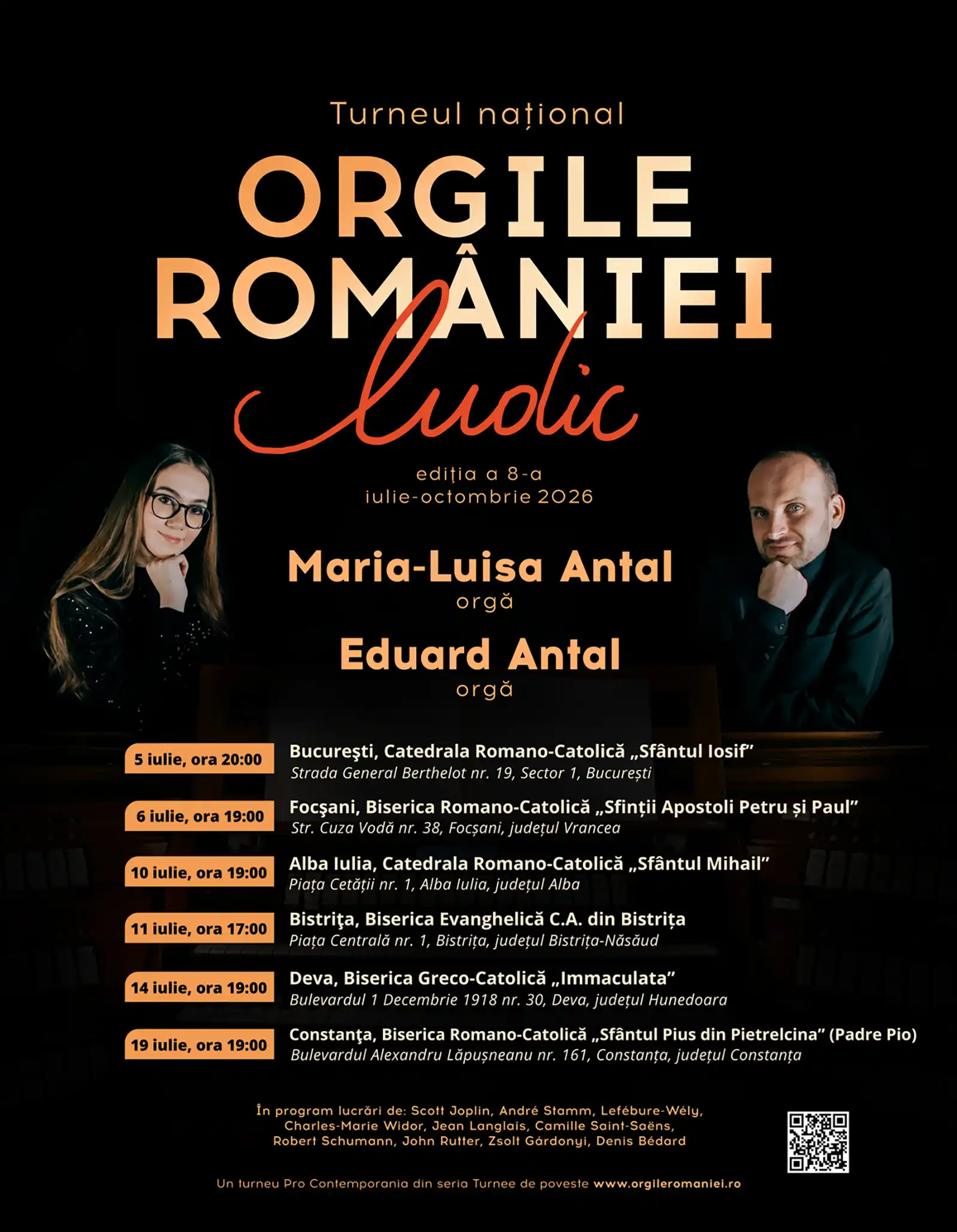 Turneul Național&nbsp;Orgile&nbsp;Rom&acirc;niei&nbsp;revine cu ediția a 8-a -&nbsp;Ludic