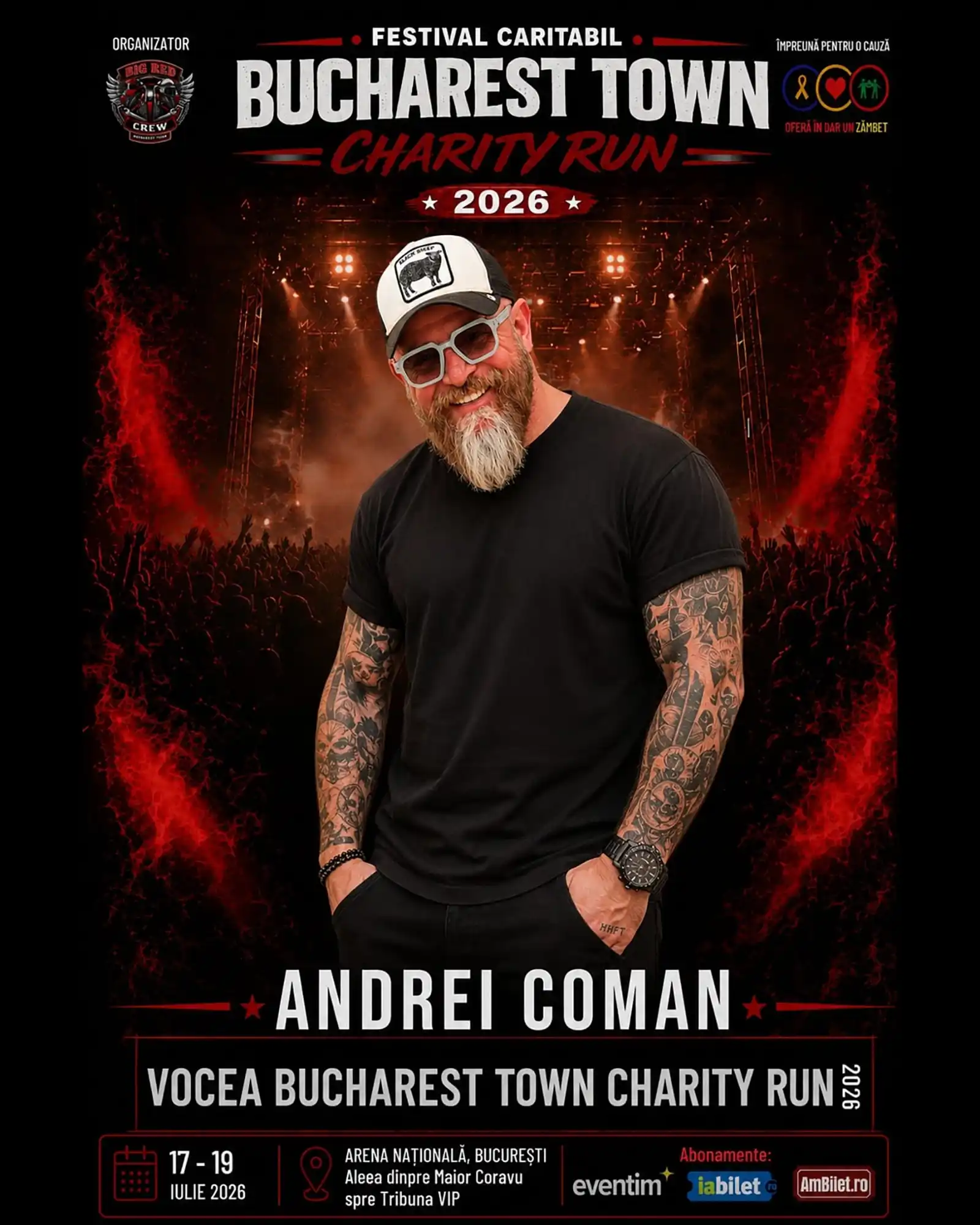 Andrei Coman devine Vocea Bucharest Town Charity Run 2026