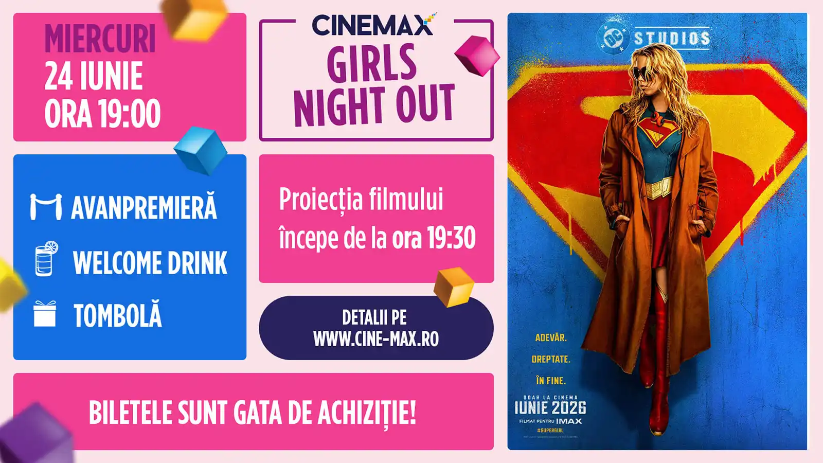 Girls&rsquo; Night Out: Supergirl la Cinemax Veranda