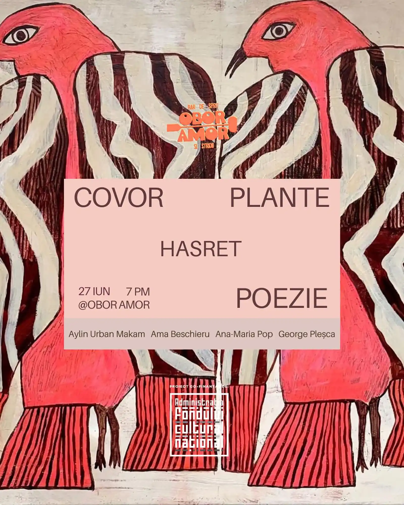 COVOR PLANTE POEZIE #3 continuă exercițiile de aprop(r)iere