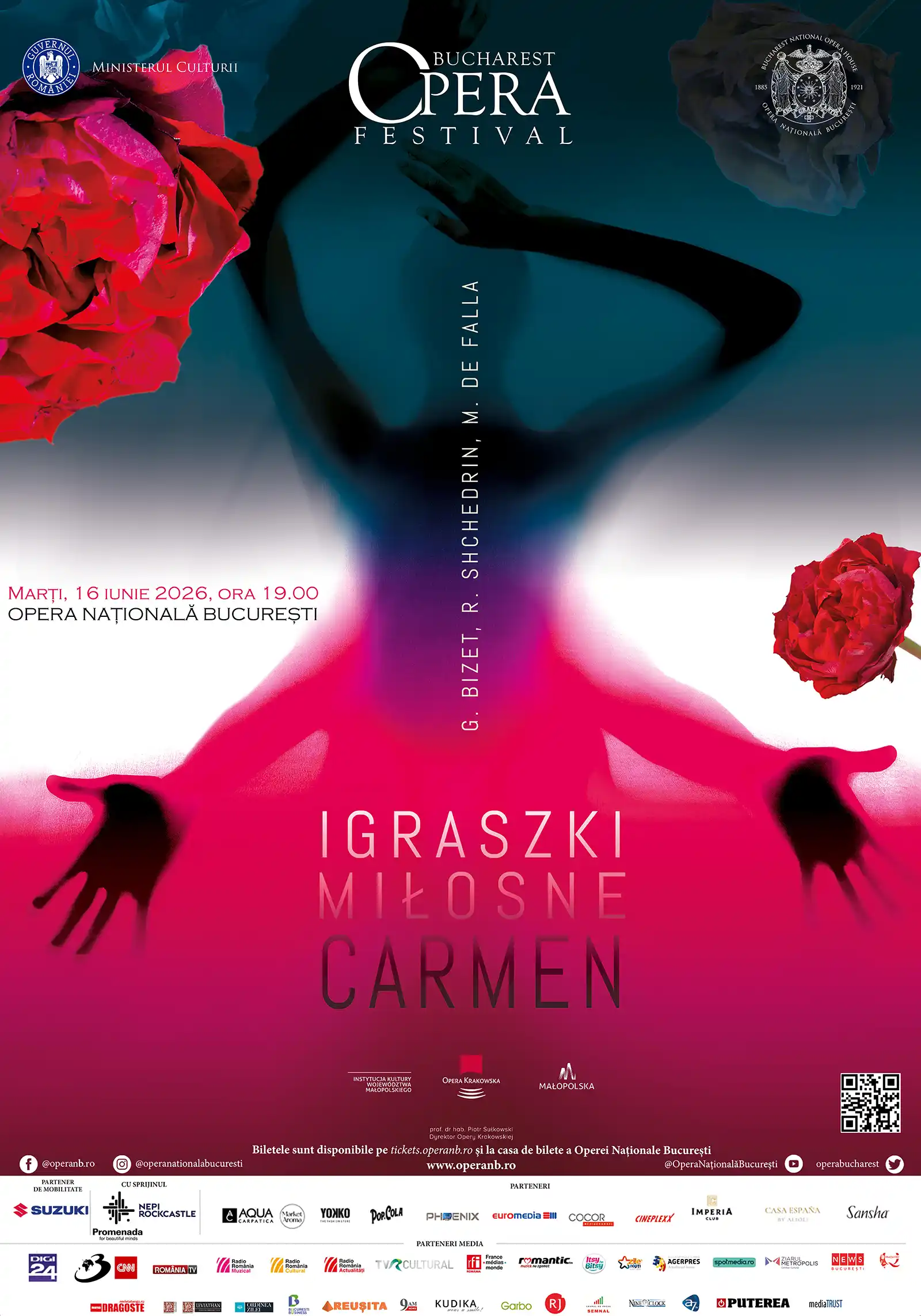 Carmen&rsquo;s Love Affairs &ndash; un spectaculos balet cu Opera din Cracovia, prima dată pe scena Bucharest Opera Festival, pe 16 iunie