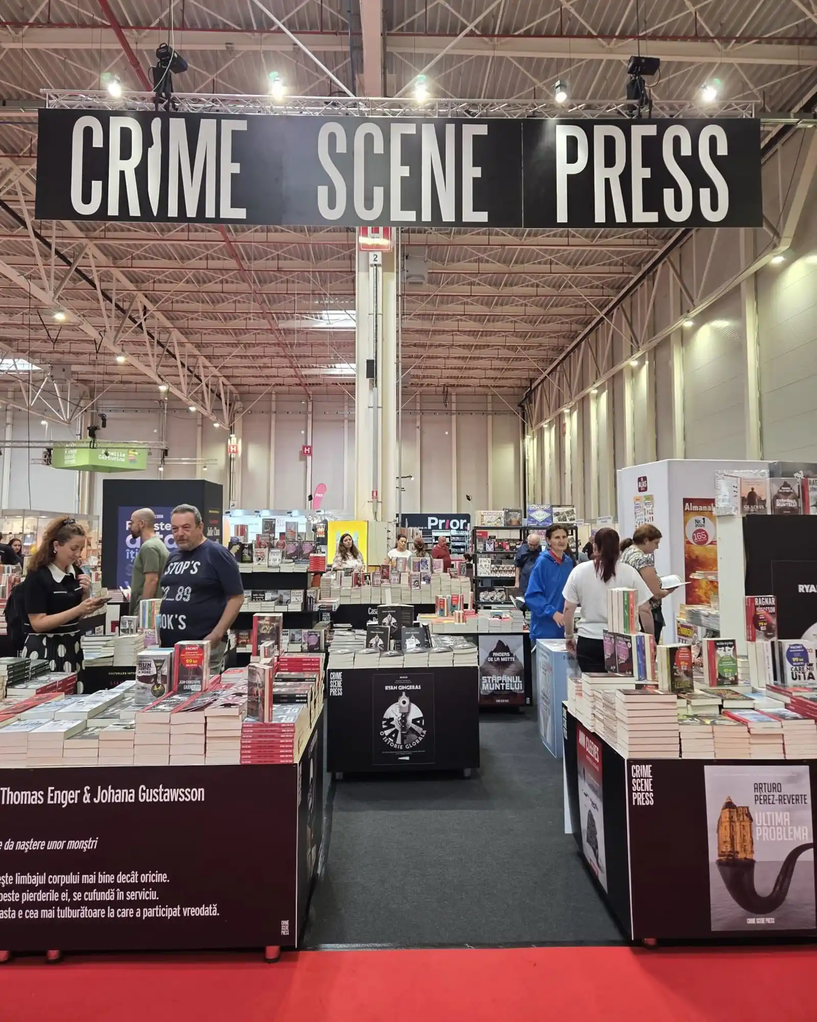 Crime Scene Press anunță topul celor mai vândute cărți de la Bookfest 2026