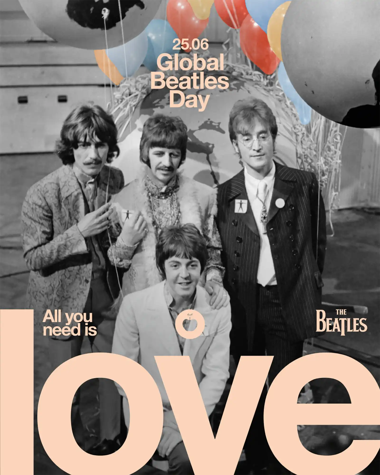 Fanii Beatles din întreaga lume vor sărbători Global Beatles Day, sub mesajul „All You Need Is Love”