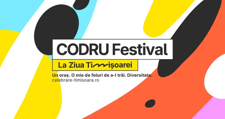 CODRU, festivalul care protejează natura prin muzică, educație și acțiuni de mediu, vine la Ziua Timișoarei cu activități pentru copii și experiențe în aer liber. 