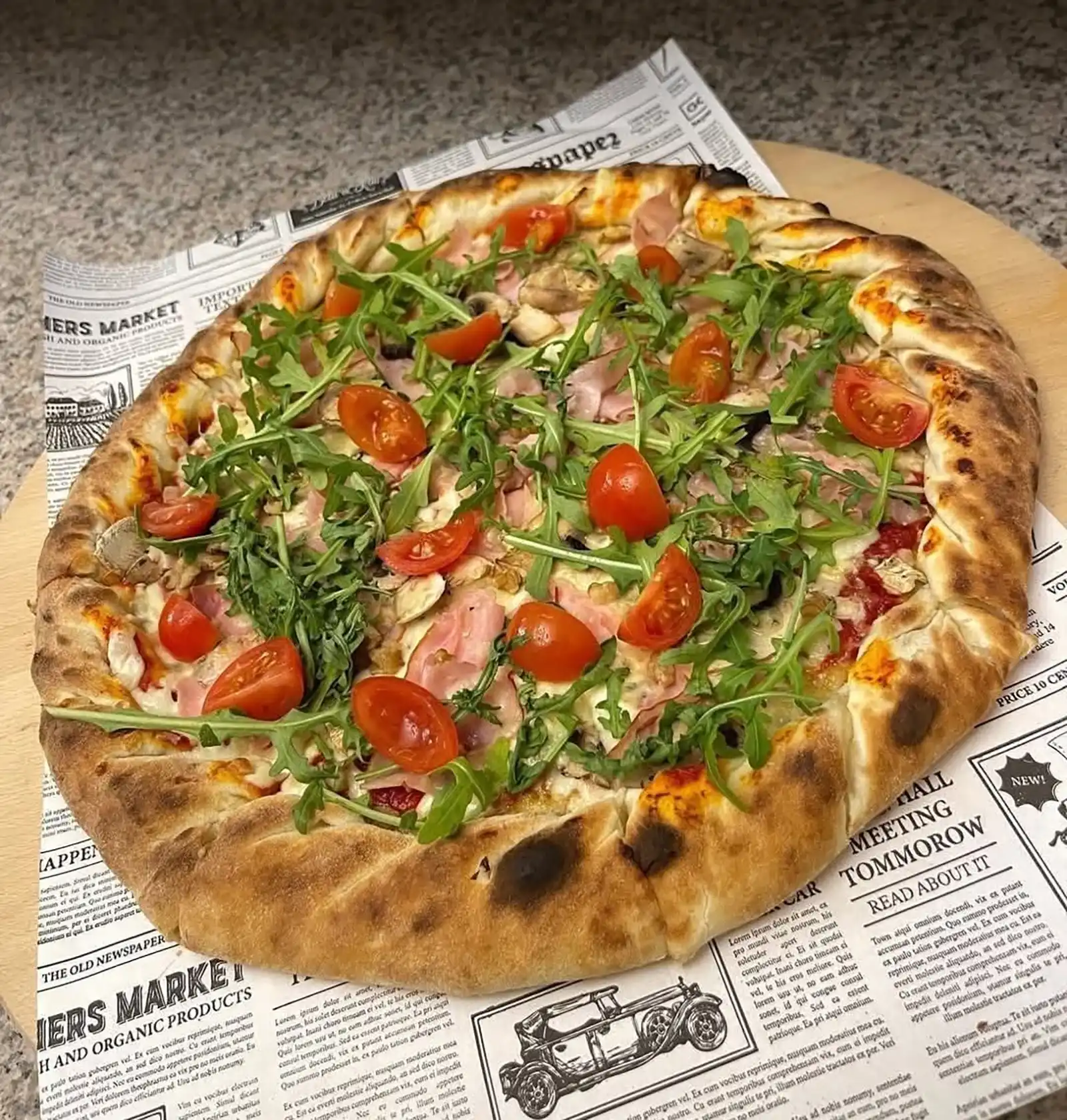 Pizza litoral Medieval Pizza