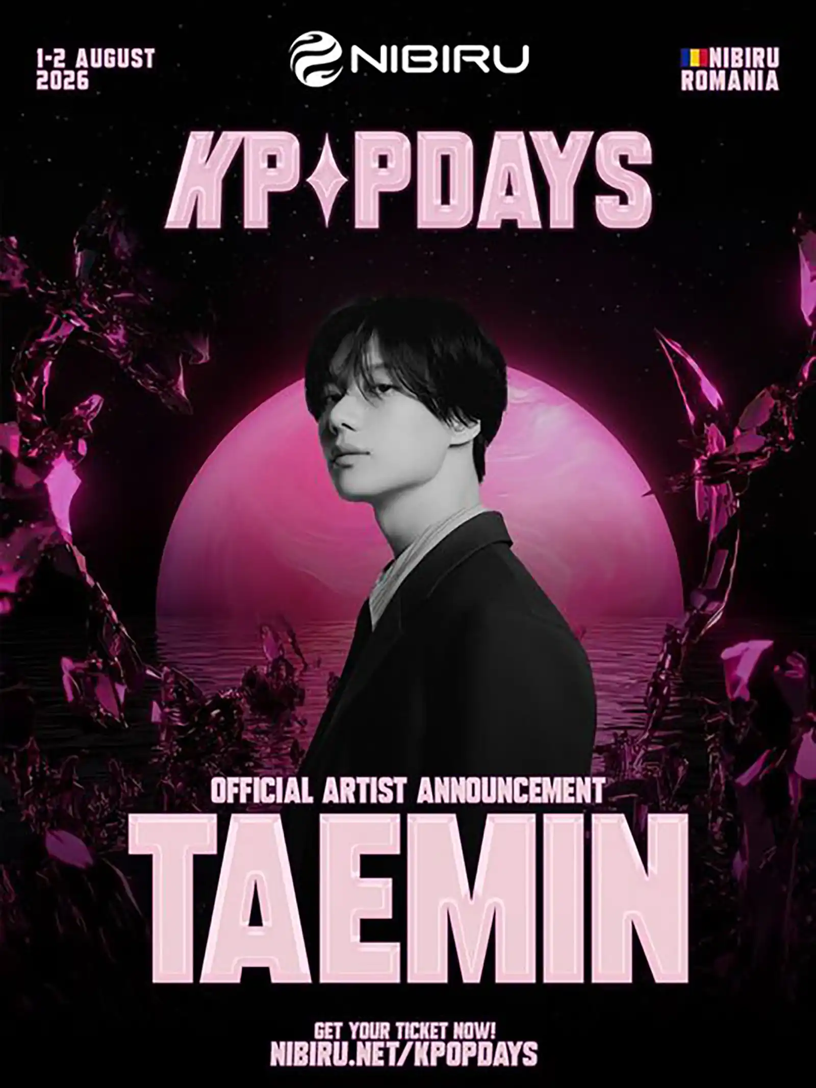 TAEMIN va concerta în România în cadrul K-POP Days NIBIRU