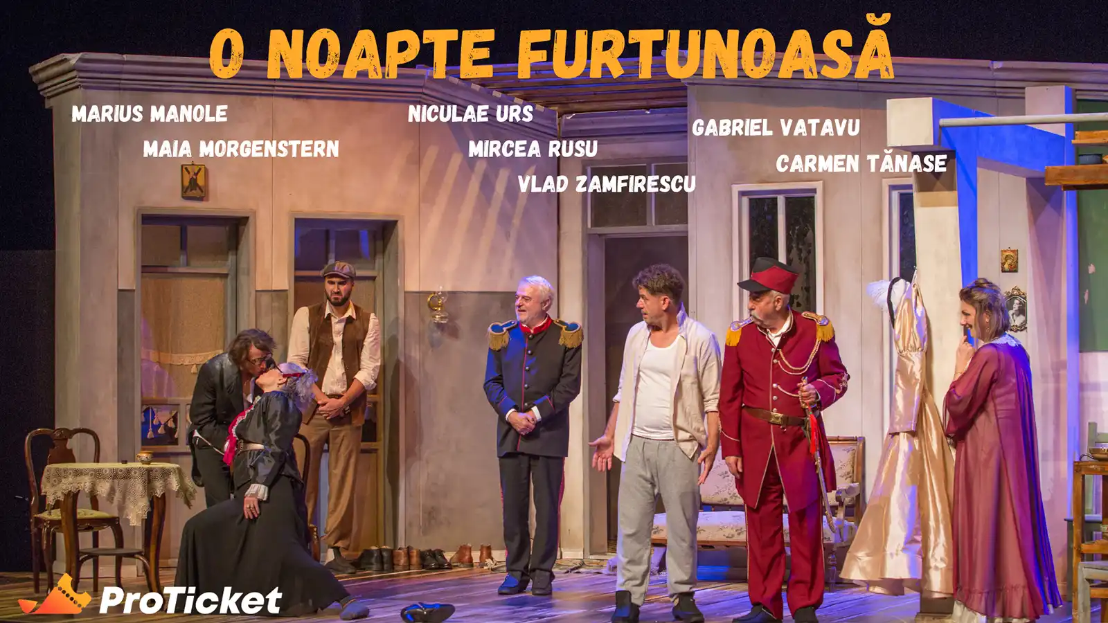 &bdquo;Dragi părinți&rdquo;, &bdquo;Regina mamă&rdquo;, &bdquo;Ziua mea norocoasă&rdquo;, &bdquo;Gaițele&rdquo; și &bdquo;O noapte furtunoasă&rdquo;, la &icirc;nceput de iulie &icirc;n București