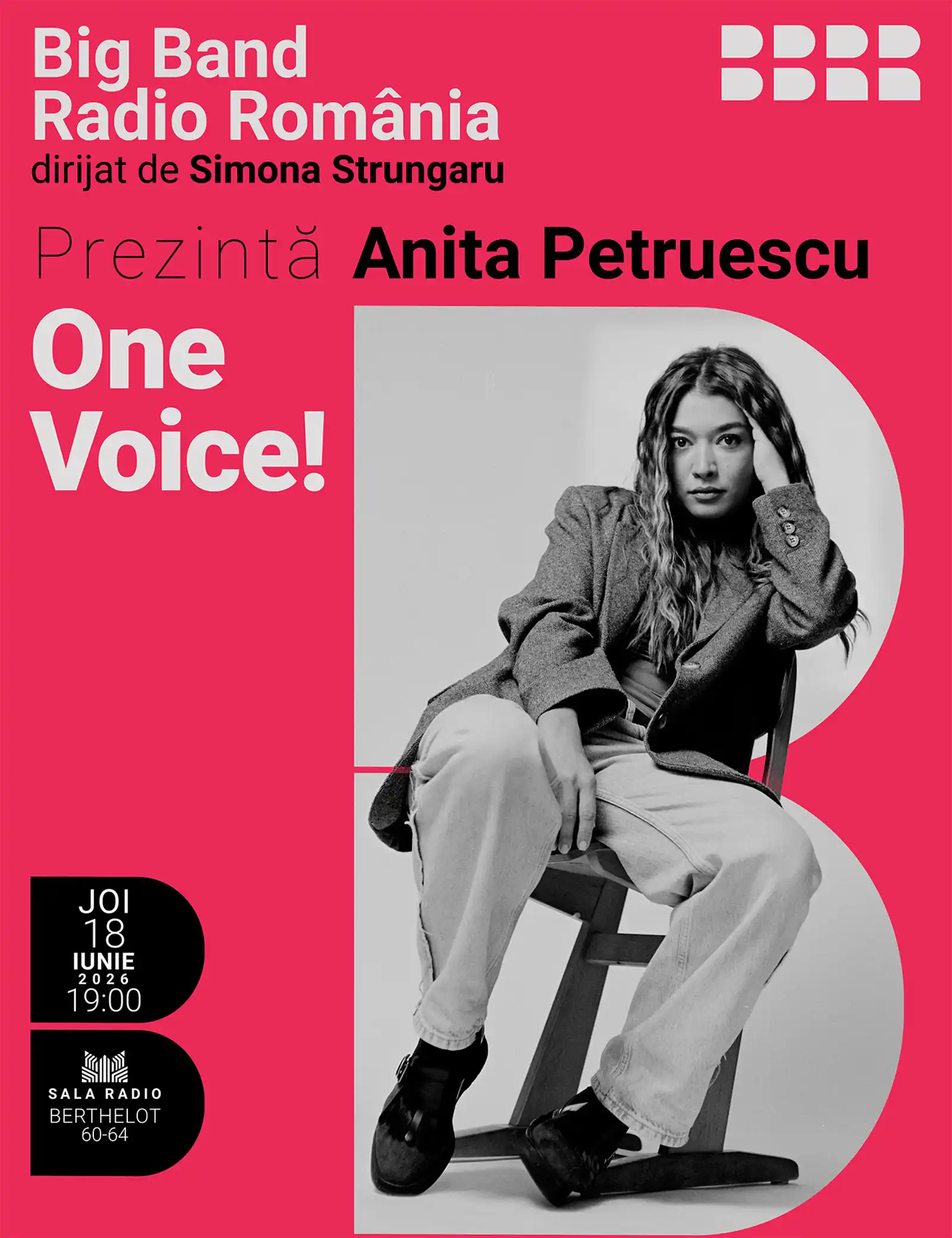 ONE VOICE! – Anita Petruescu și Big Band-ul Radio România