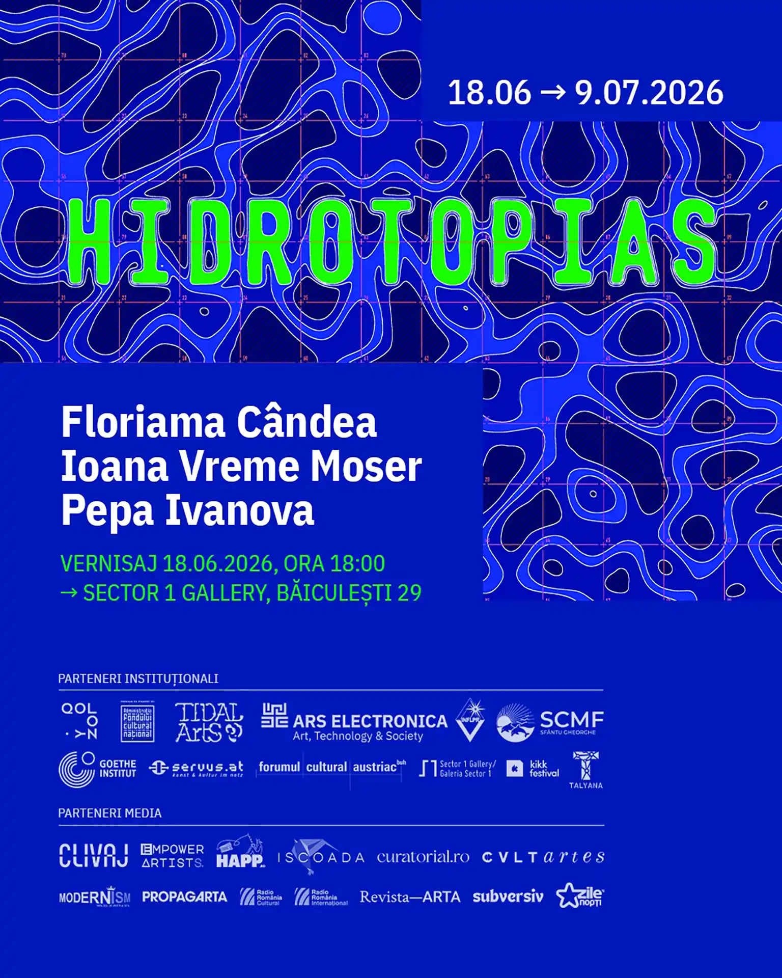 HIDROTOPIAS. O expoziție despre interdependențele dintre apă, tehnologie și formele de viață din Delta Dunării