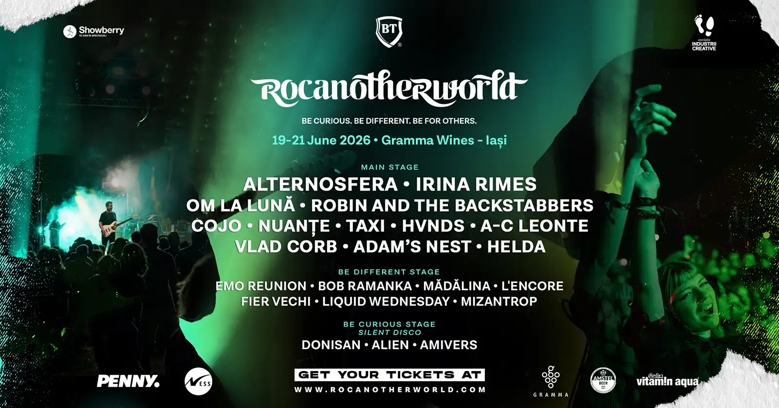 Rocanotherworld 2026: program complet muzică, scene și artiști noi
