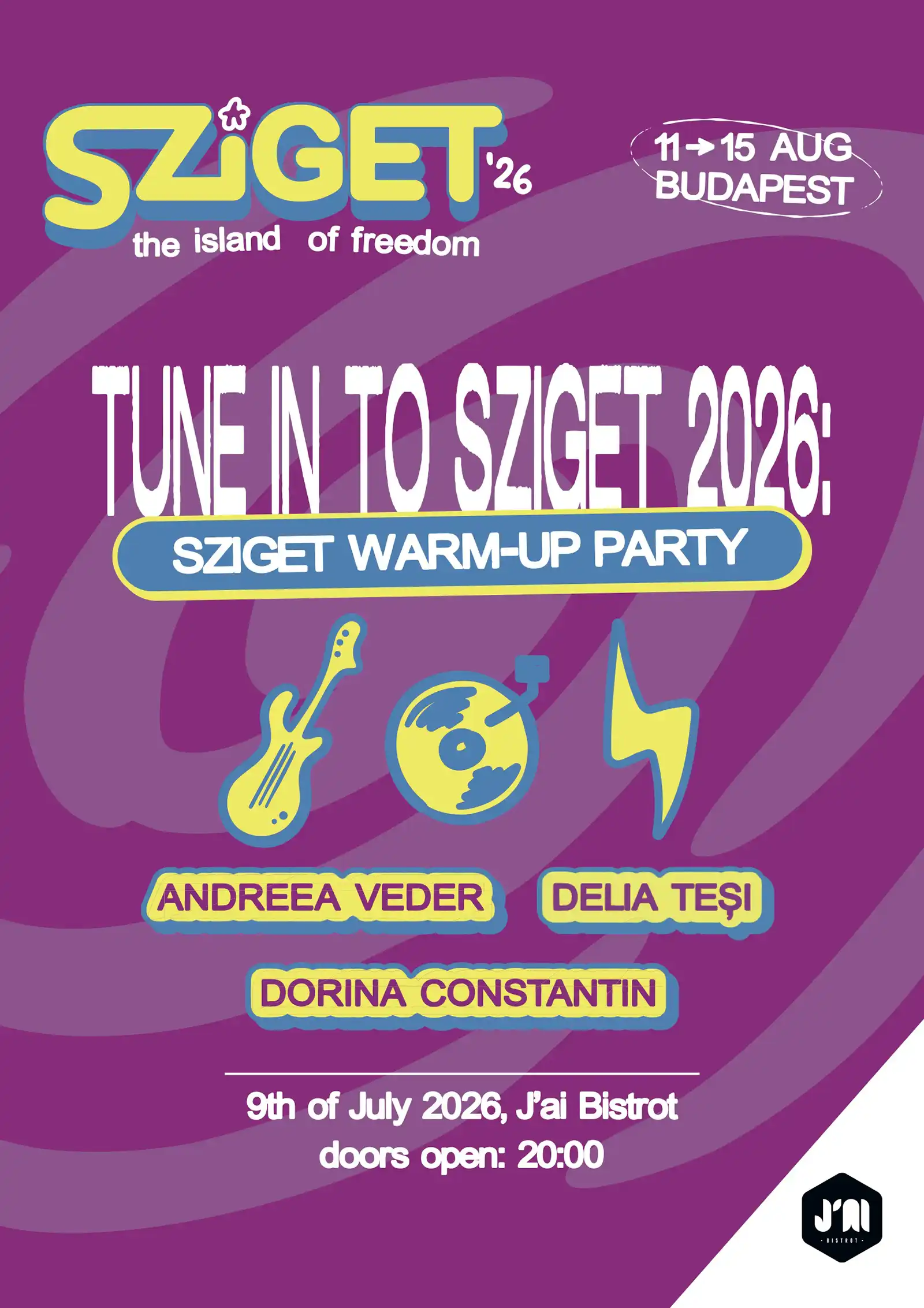 Sziget warm up party Bucharest