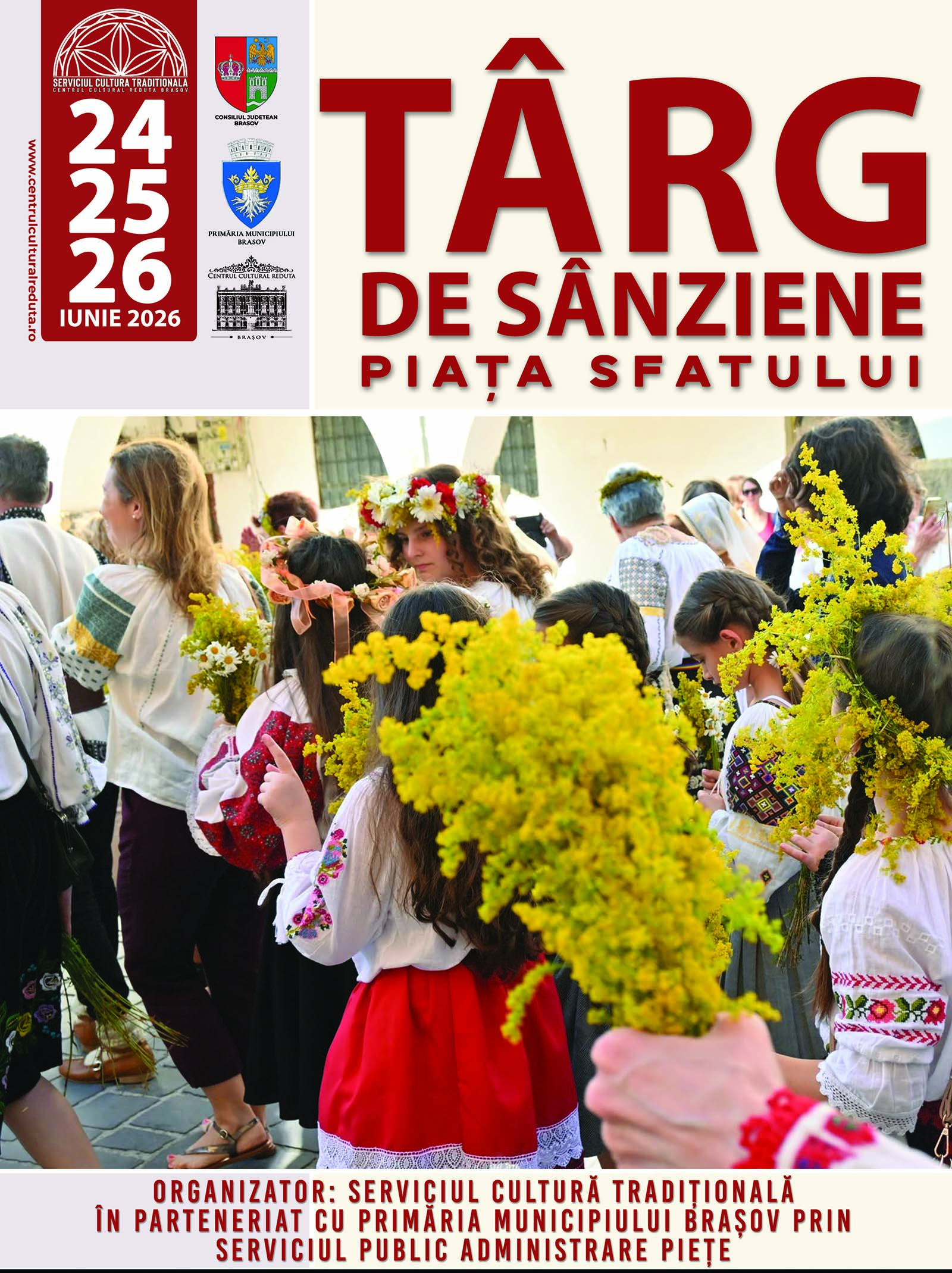 Târg de Sânziene 2026 în Piața Sfatului din Brașov