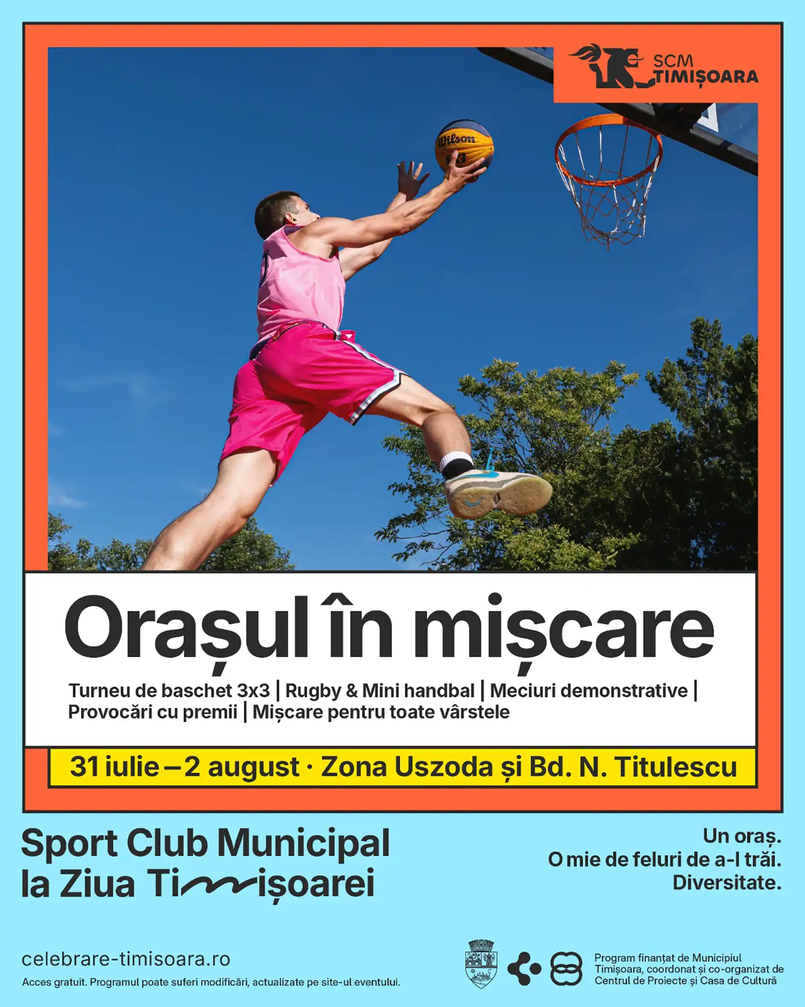 Sport Club Municipal Timișoara pune orașul &icirc;n mișcare la Ziua Timișoarei | Timișoara City Celebration