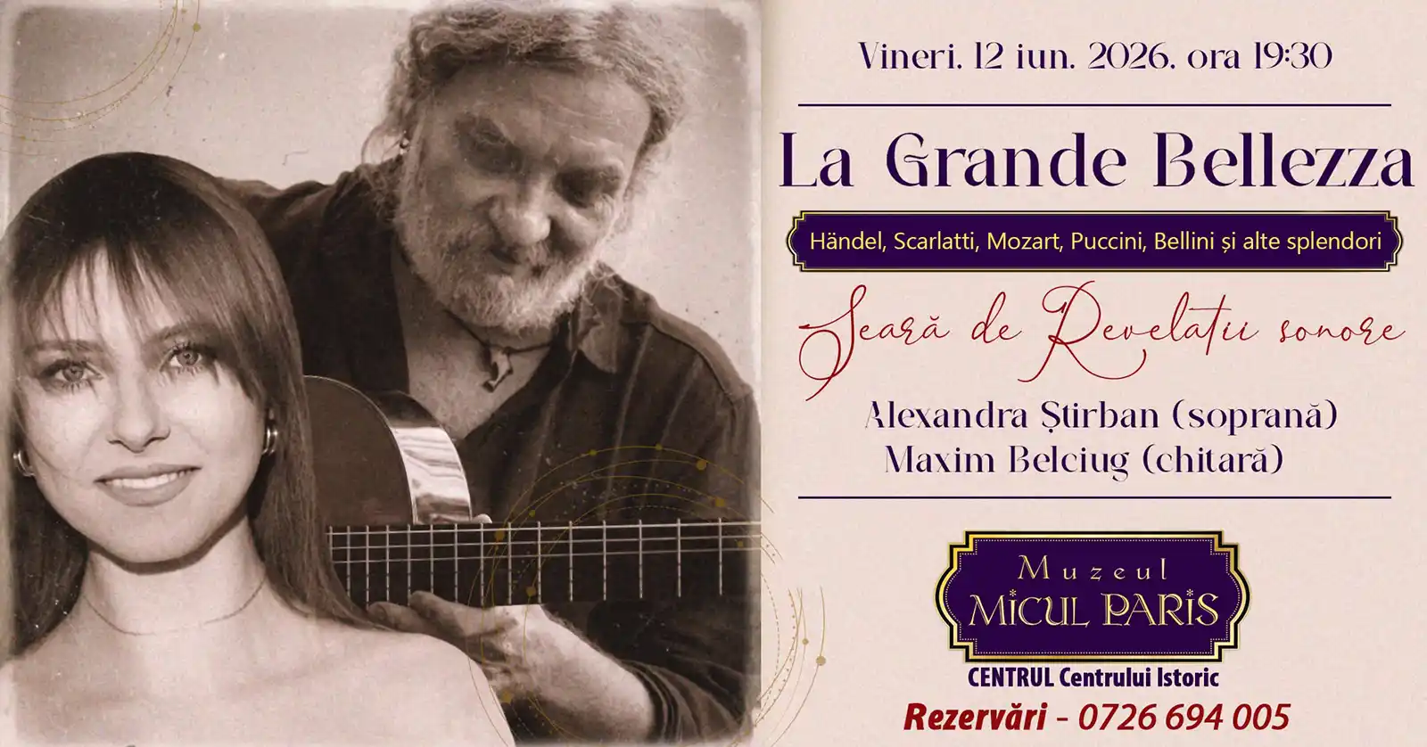 Revelații sonore în centrul Centrului Istoric: La Grande Bellezza