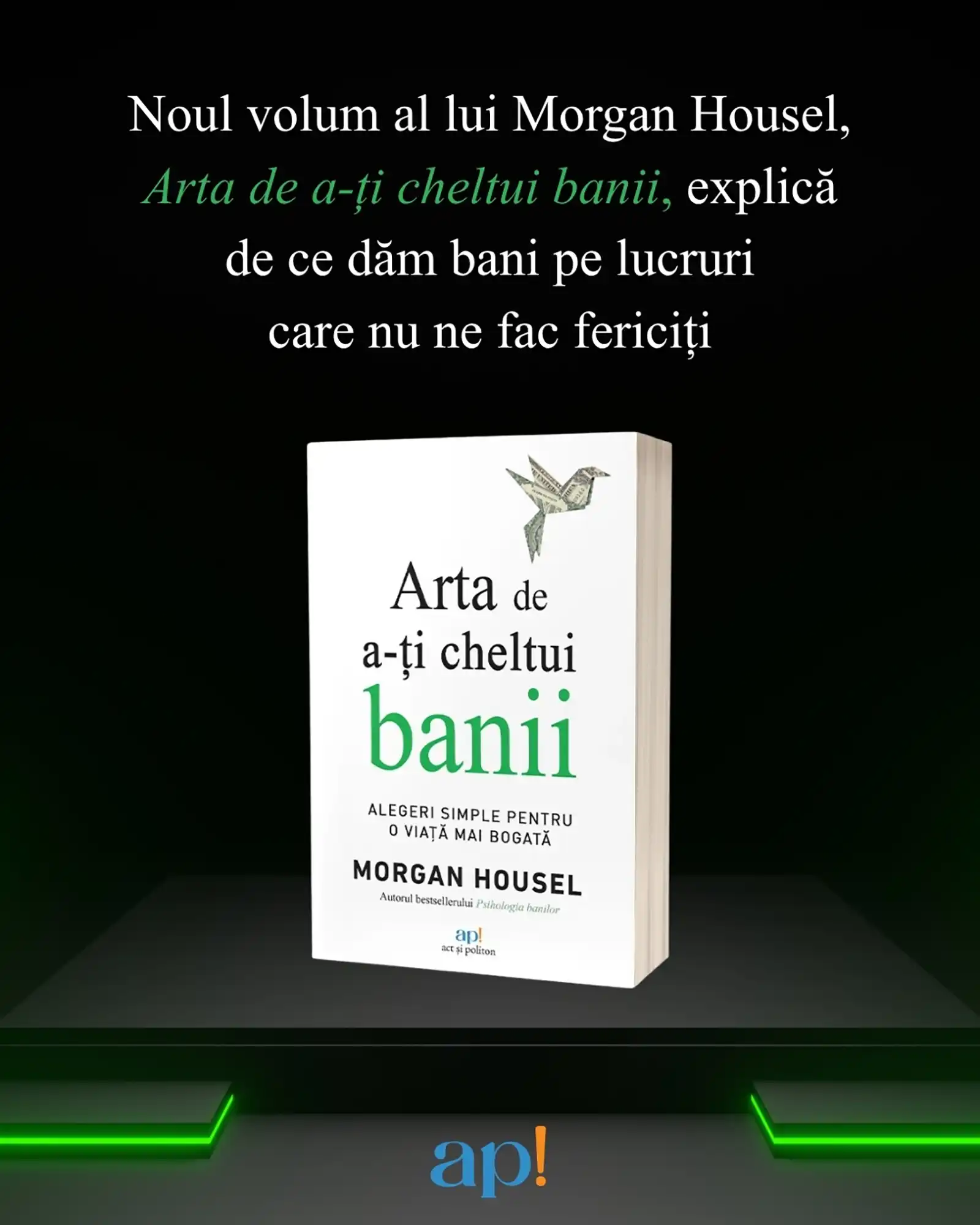 Noul volum al lui Morgan Housel, Arta de a-ți cheltui banii, explică de ce dăm bani pe lucruri care nu ne fac fericiți