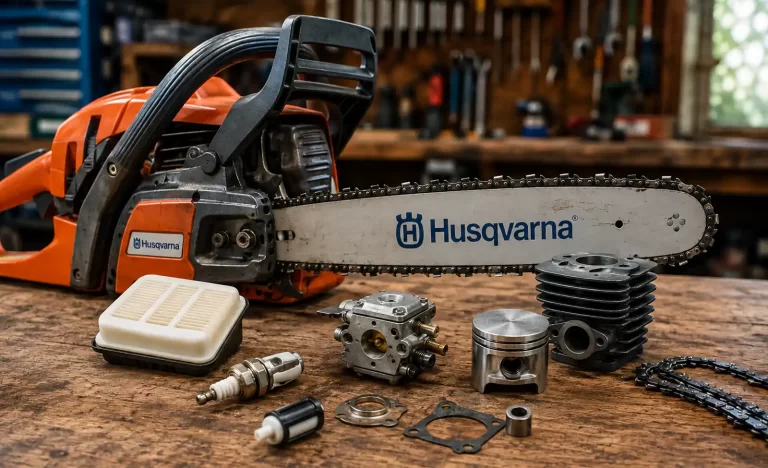 Drujba Husqvarna nu mai funcționează ca la început? Piesele care pot face diferența