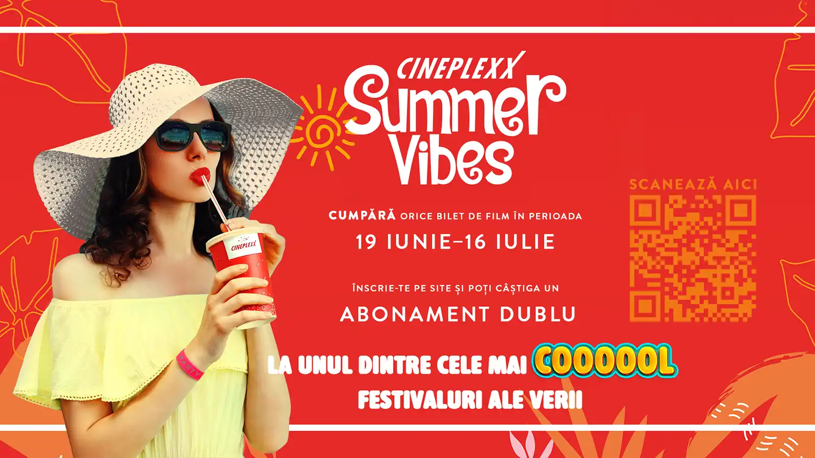 Cineplexx Summer Vibes: Vezi filmul, trăiește festivalul!