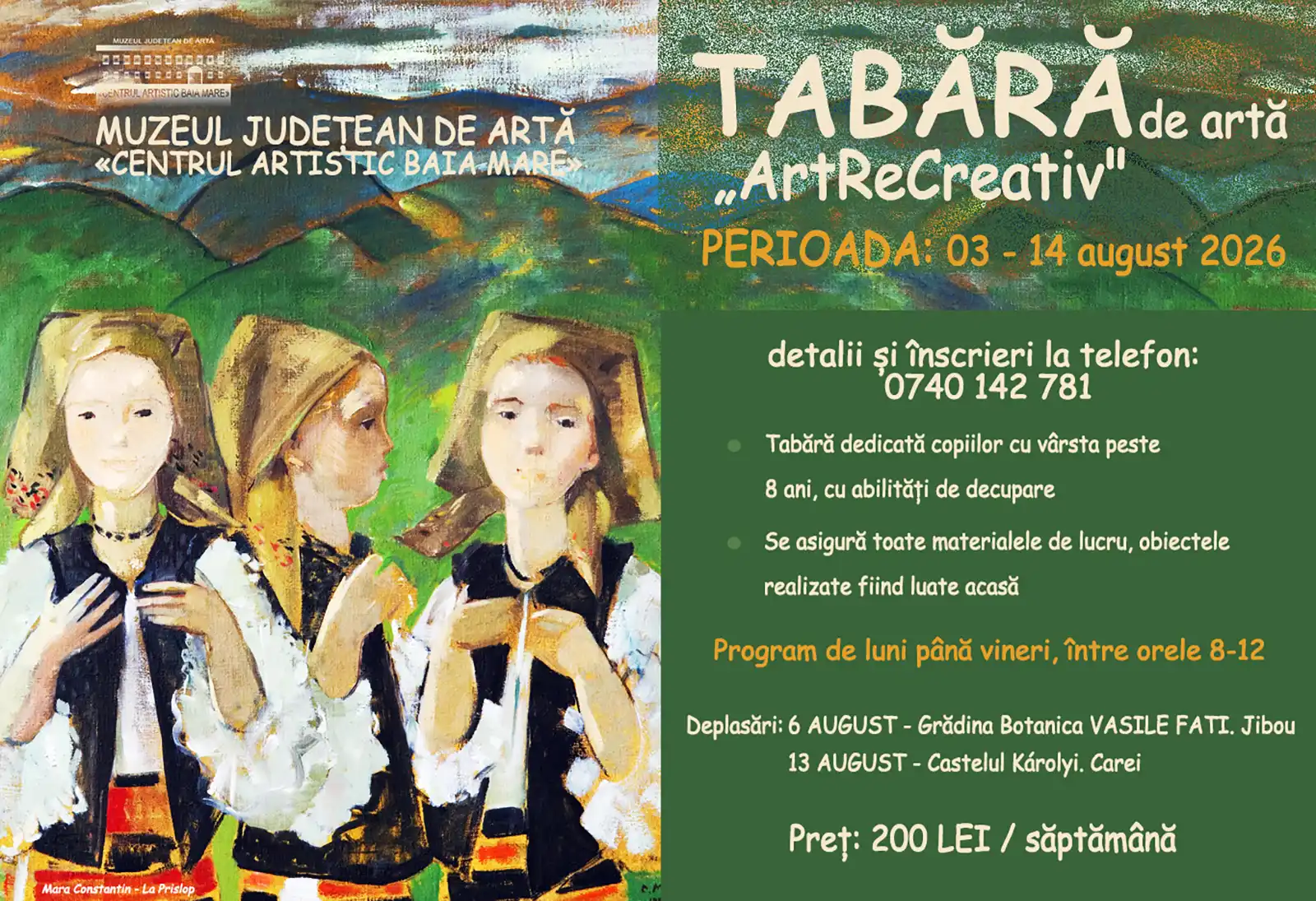 Tabără de artă ArtReCreativ