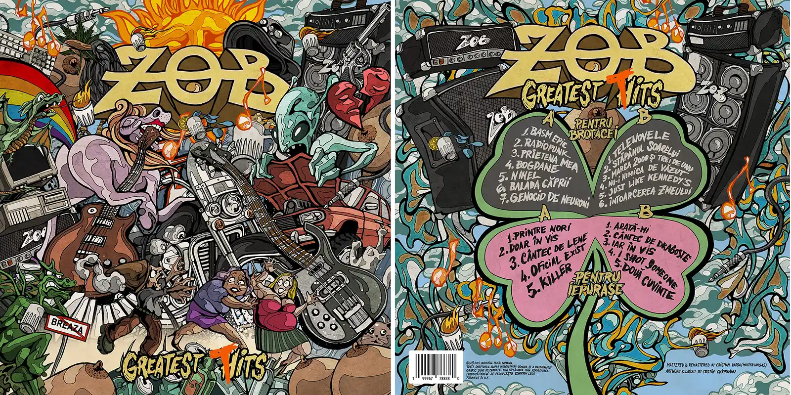 ZOB lansează dublul vinil „Greatest (H̷)Tits" cu 23 de piese din discografia trupei