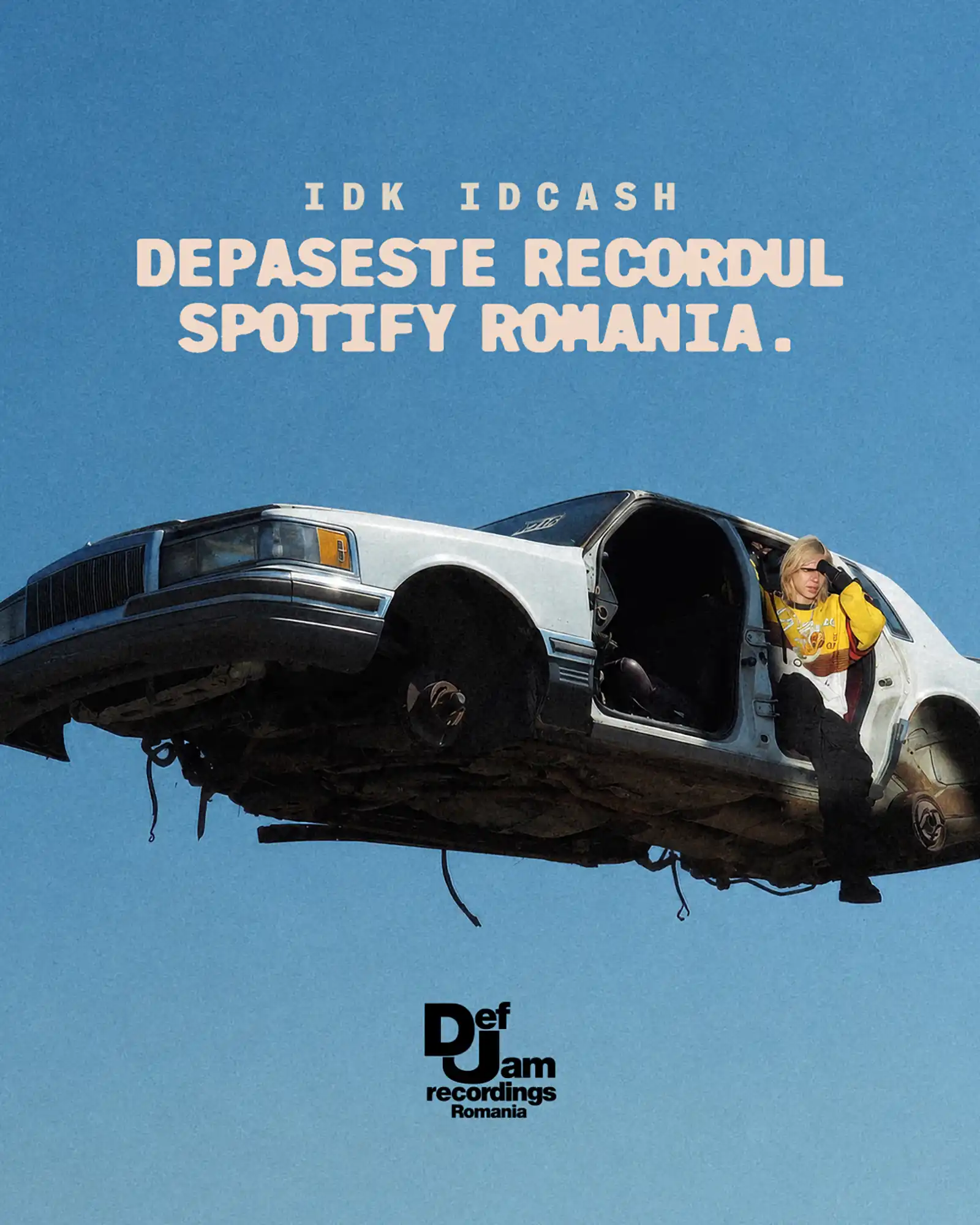 IDK stabilește recordul de debut pe Spotify România cu albumul IDCASH