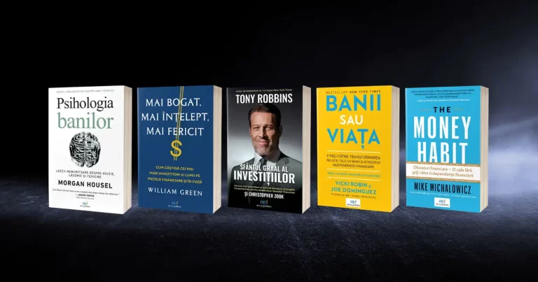 5 cărți care te ajută să iei decizii financiare mai bune