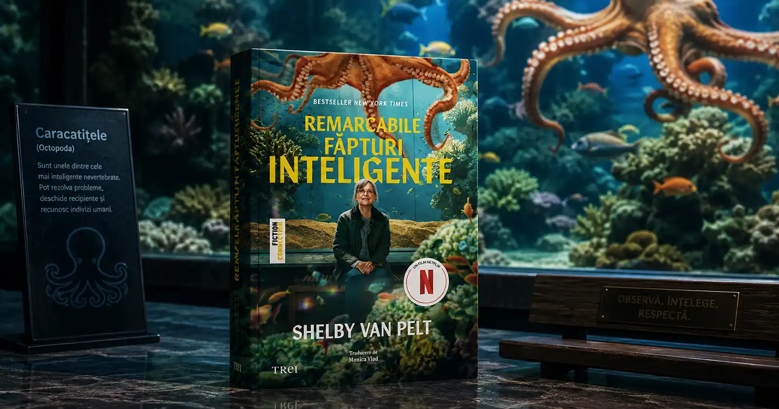poza cu &bdquo;Remarcabile făpturi inteligente" &ndash; Shelby Van Pelt (Editura Trei)