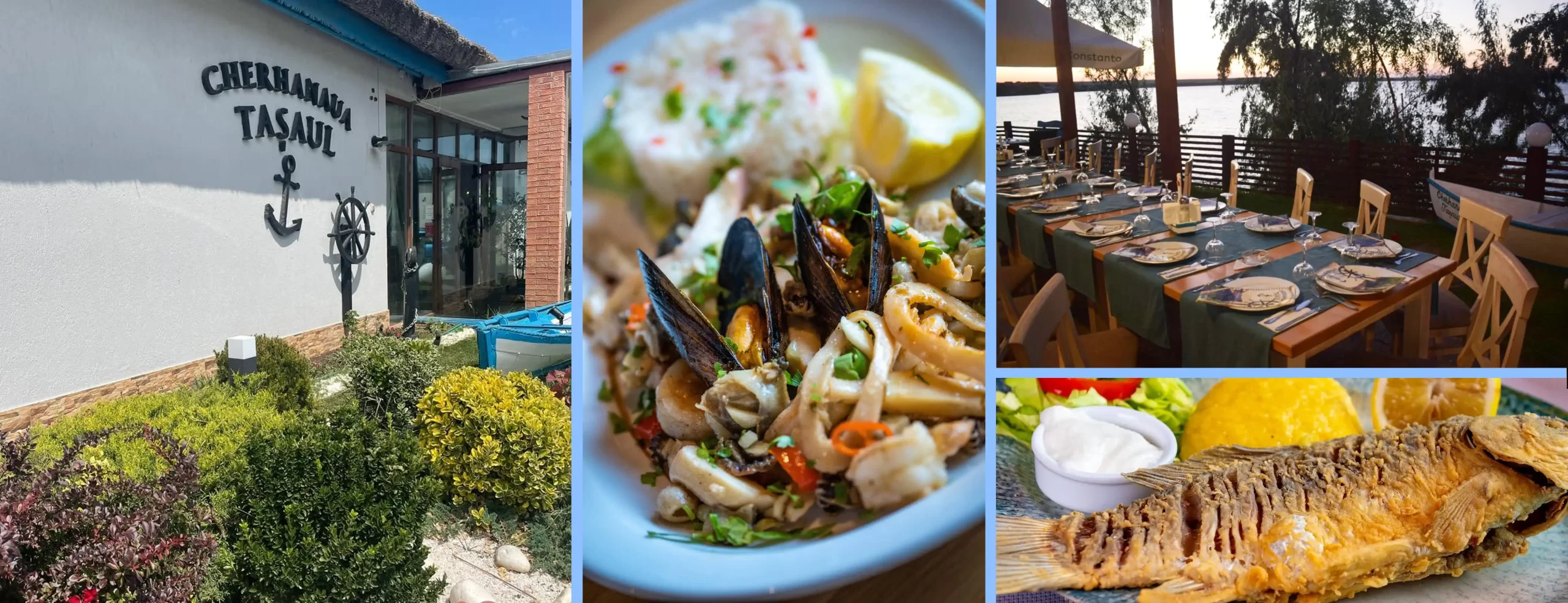 Cherhanaua Tașaul — cherhana lac Tașaul Năvodari Cherhanaua Tașaul Năvodari — restaurant pește lac Tașaul influențe dobrogene