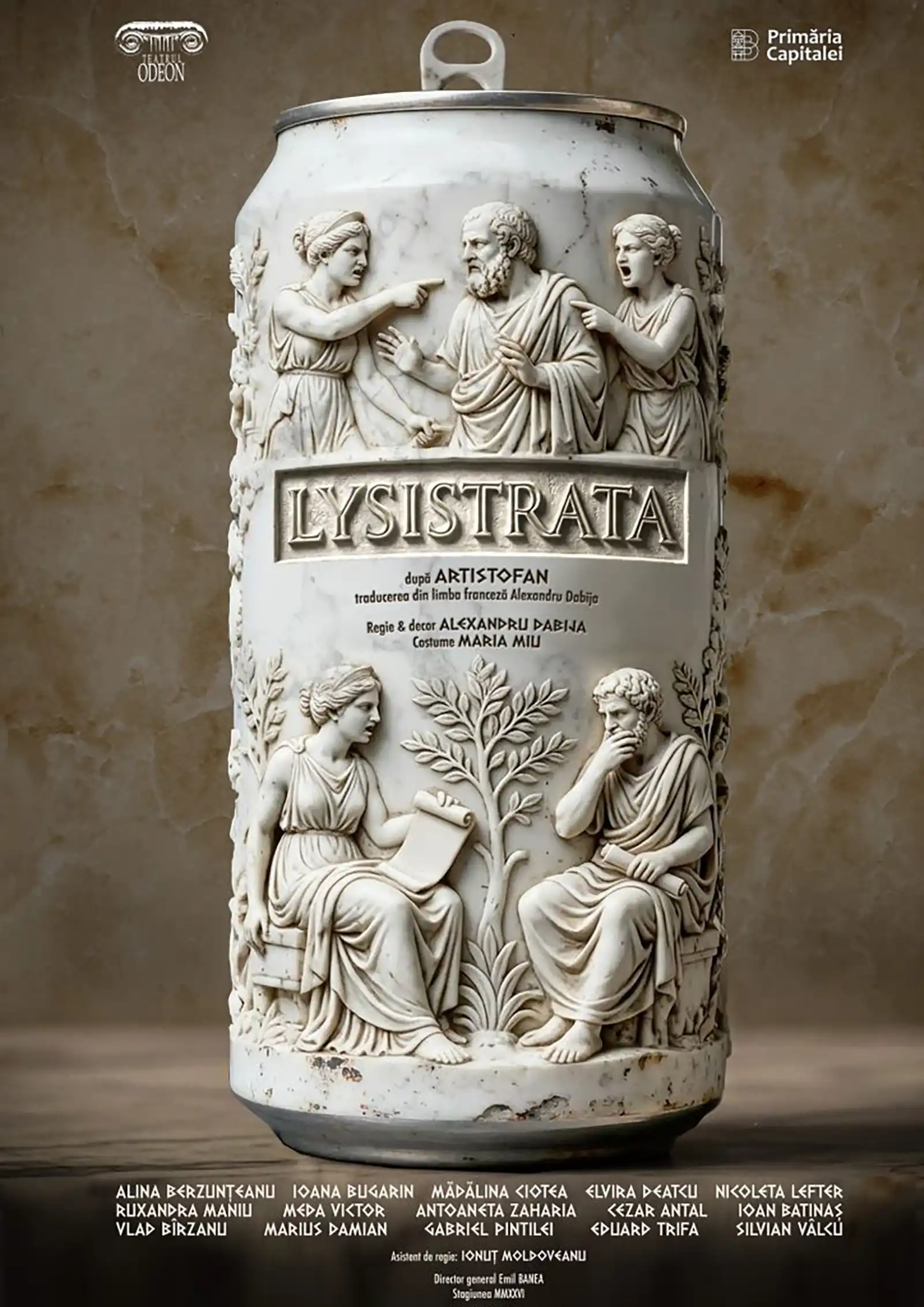 Teatrul ODEON anunță premiera spectacolului „Lysistrata", după Aristofan