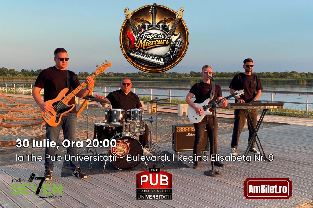 Concert 100% live “Trupa de Miercuri” @ The Pub - Universității