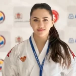 Diana Sandu - antrenoare de karate portret