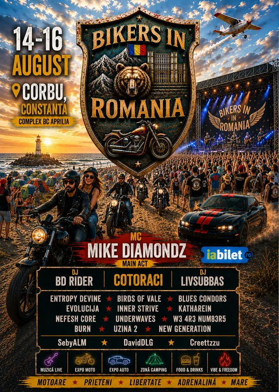 bikers in romania 2026 afis