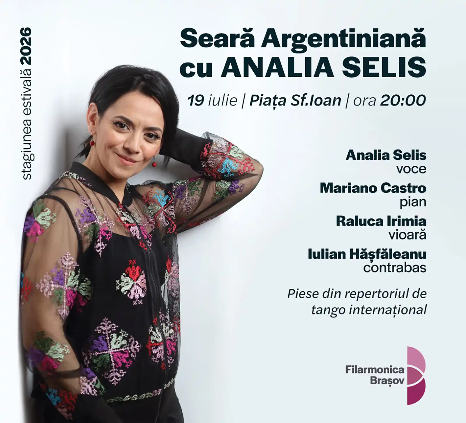 De la tango la jazz: trei seri de muzică în aer liber, săptămâna aceasta la Brașov