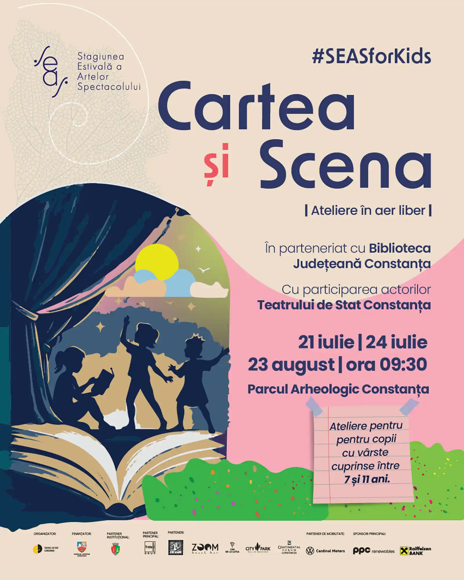 SEAS for Kids: „Cartea și scena” transformă lectura într-o aventură