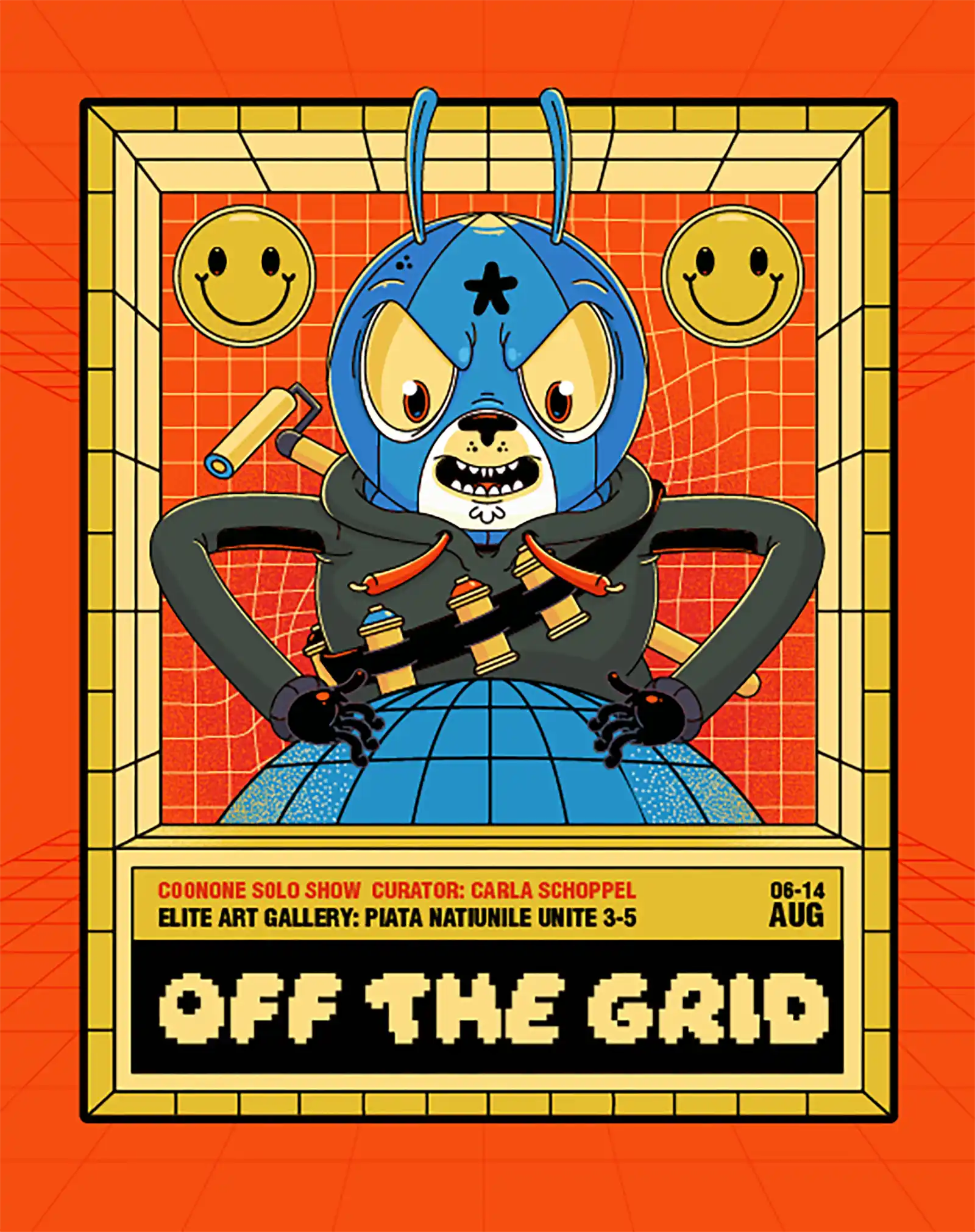 Expoziția OFF THE GRID poate fi vizitată la Elite Art Gallery
