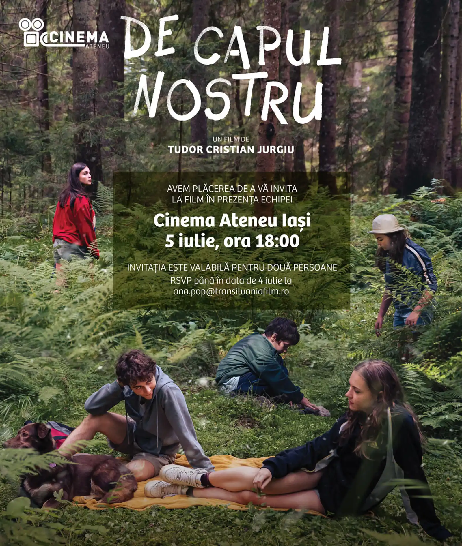 Filmul De capul nostru, regizat de Tudor Cristian Jurgiu și premiat la Berlinale, ajunge la Iași