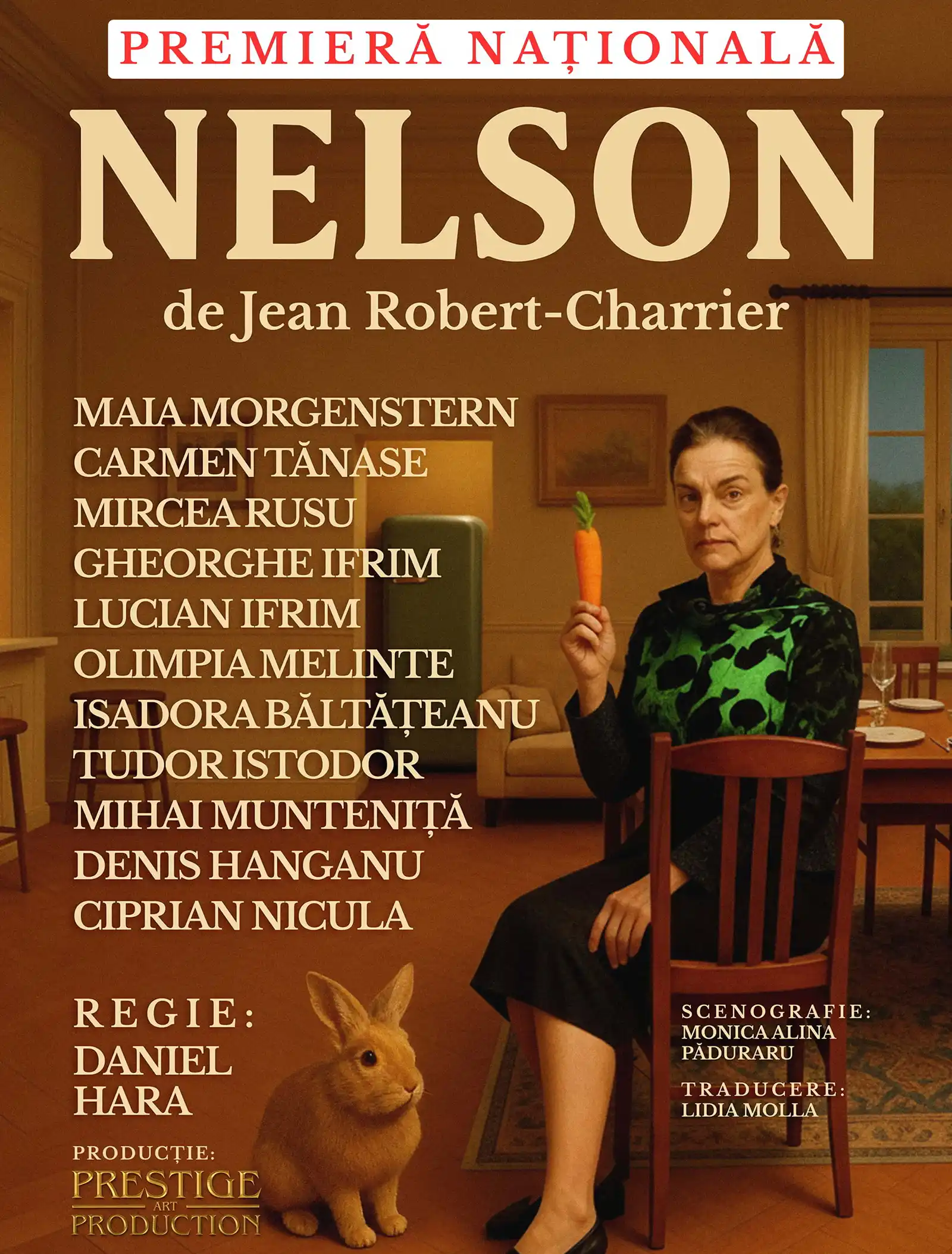 Comedia „Nelson”, în iulie, pe scena Teatrului Național București