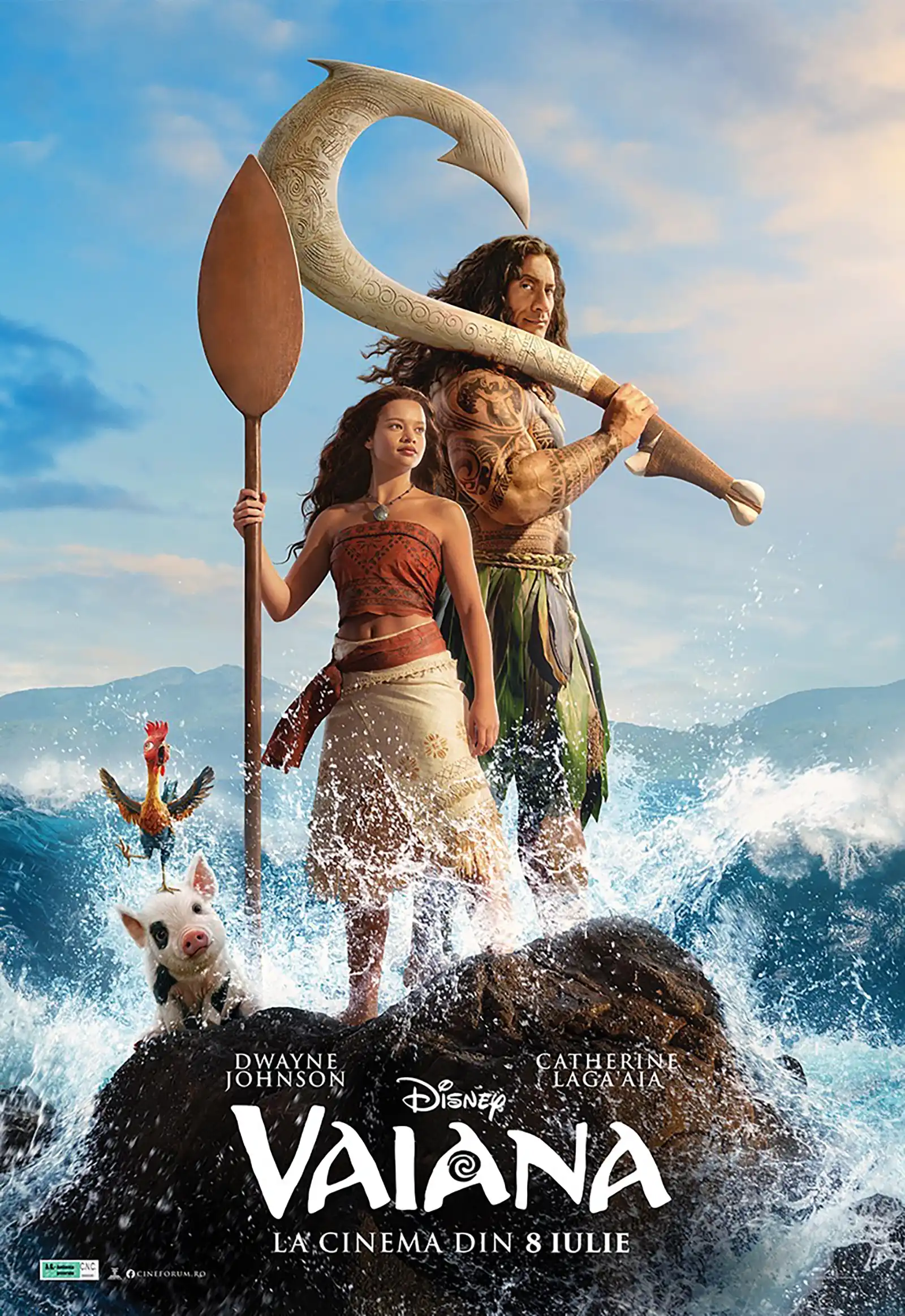 Vaiana - una dintre cele mai iubite povești Disney revine pe marele ecran într-o spectaculoasă adaptare live-action