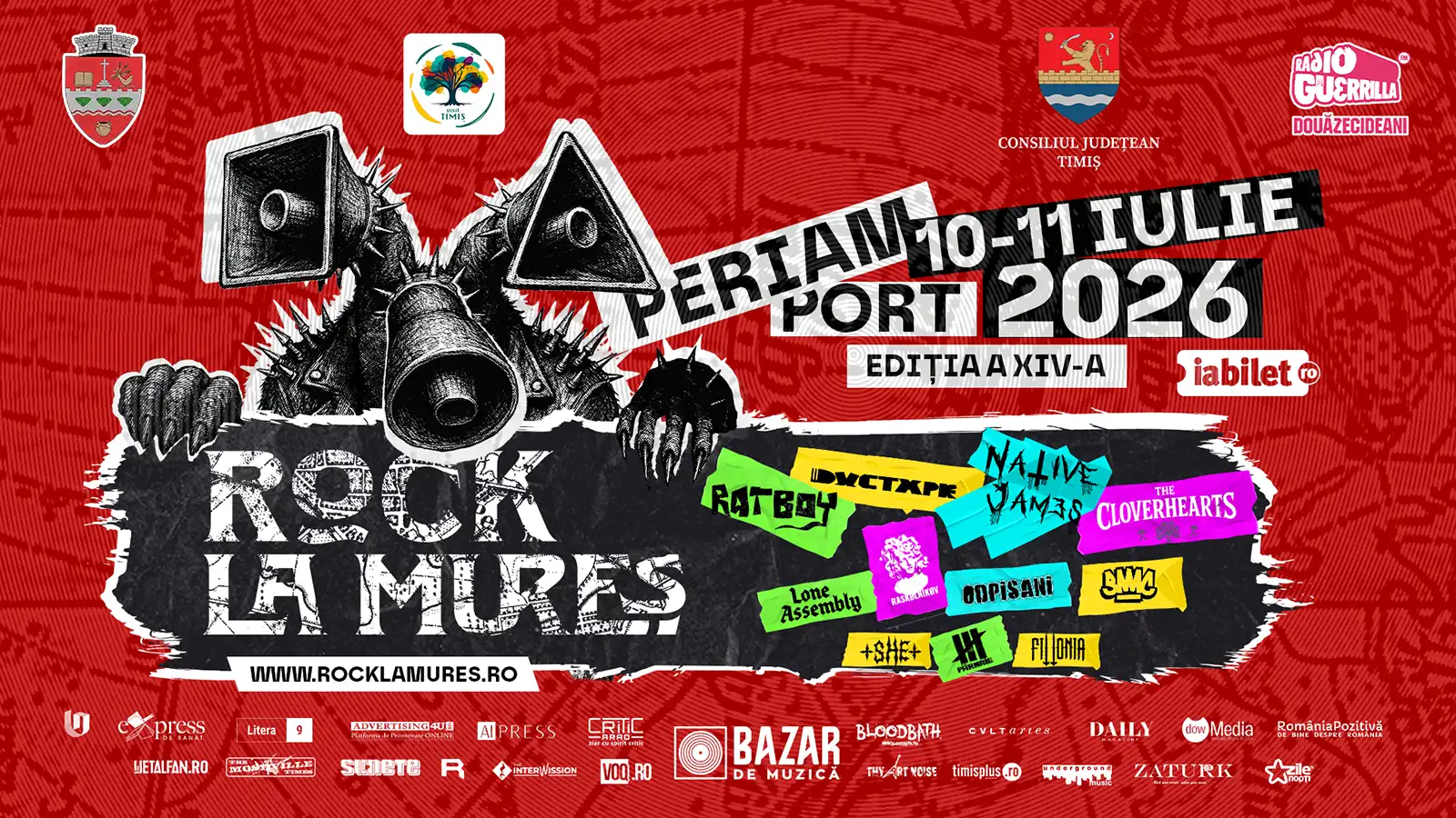 Rock la Mureș XIV revine cu premiere sonore și un program divers