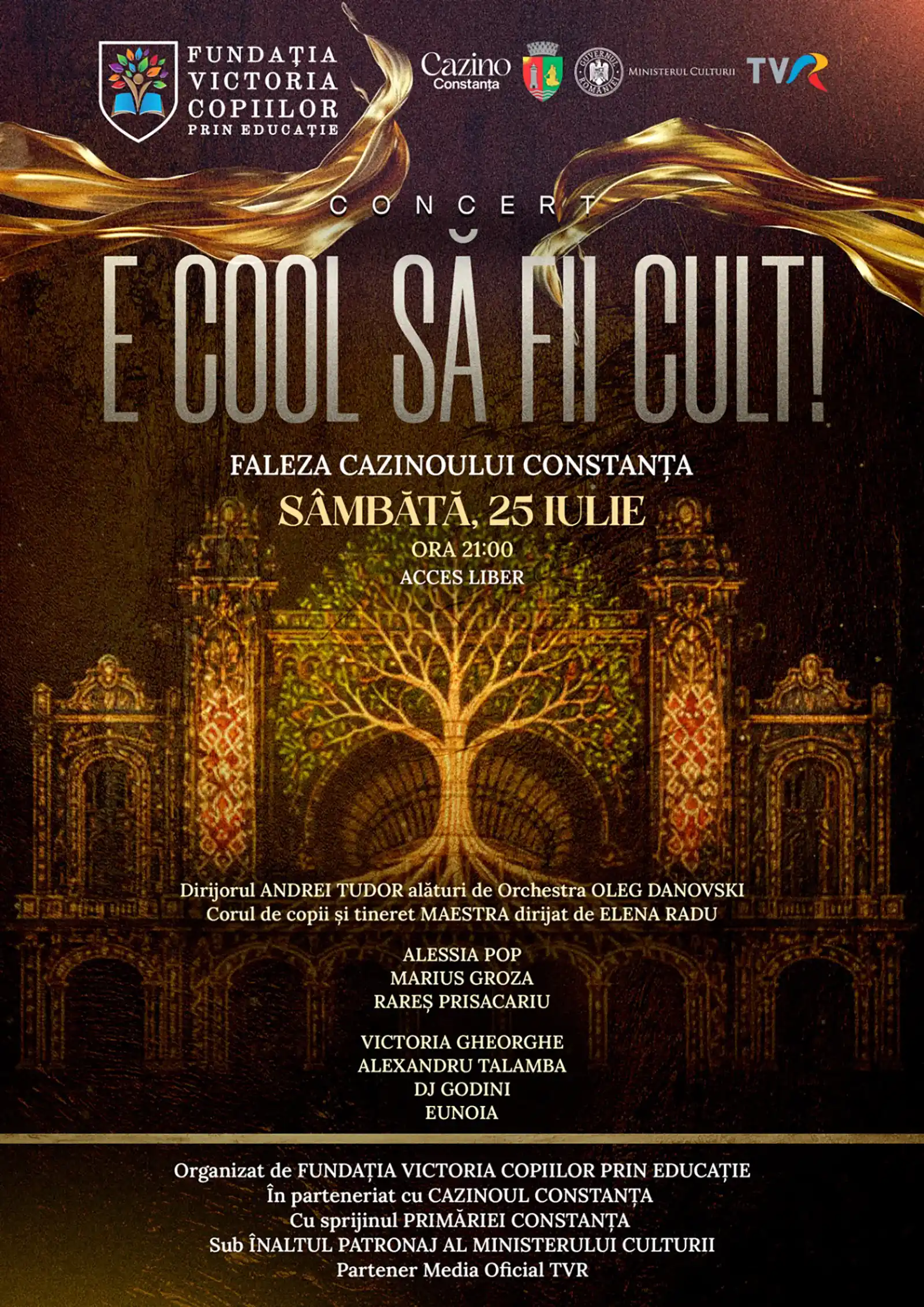 &bdquo;E cool să fii cult!&rdquo; transformă Cazinoul din Constanța &icirc;ntr-o scenă dedicată culturii, performanței și noii generații