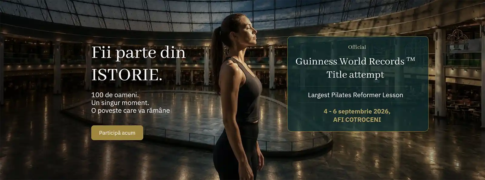 Un studio de Pilates pe aparate din București vrea să intre &icirc;n Cartea Recordurilor