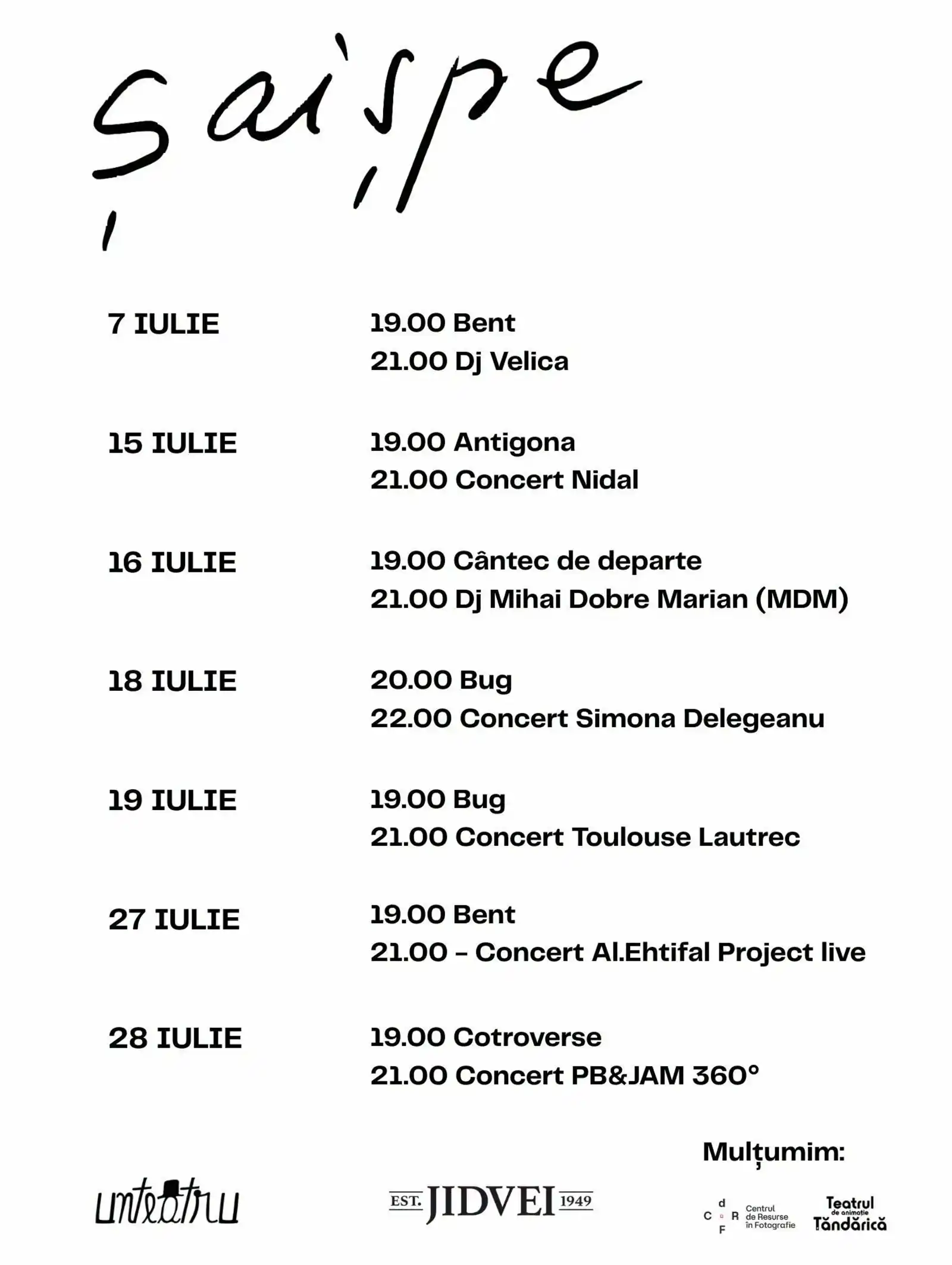unteatru sărbătorește 16 ani: premiere, concerte și party-uri