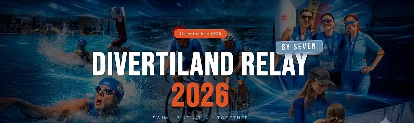 Divertiland Triatlon by Seven revine cu ștafeta drept probă vedetă a ediției de toamnă